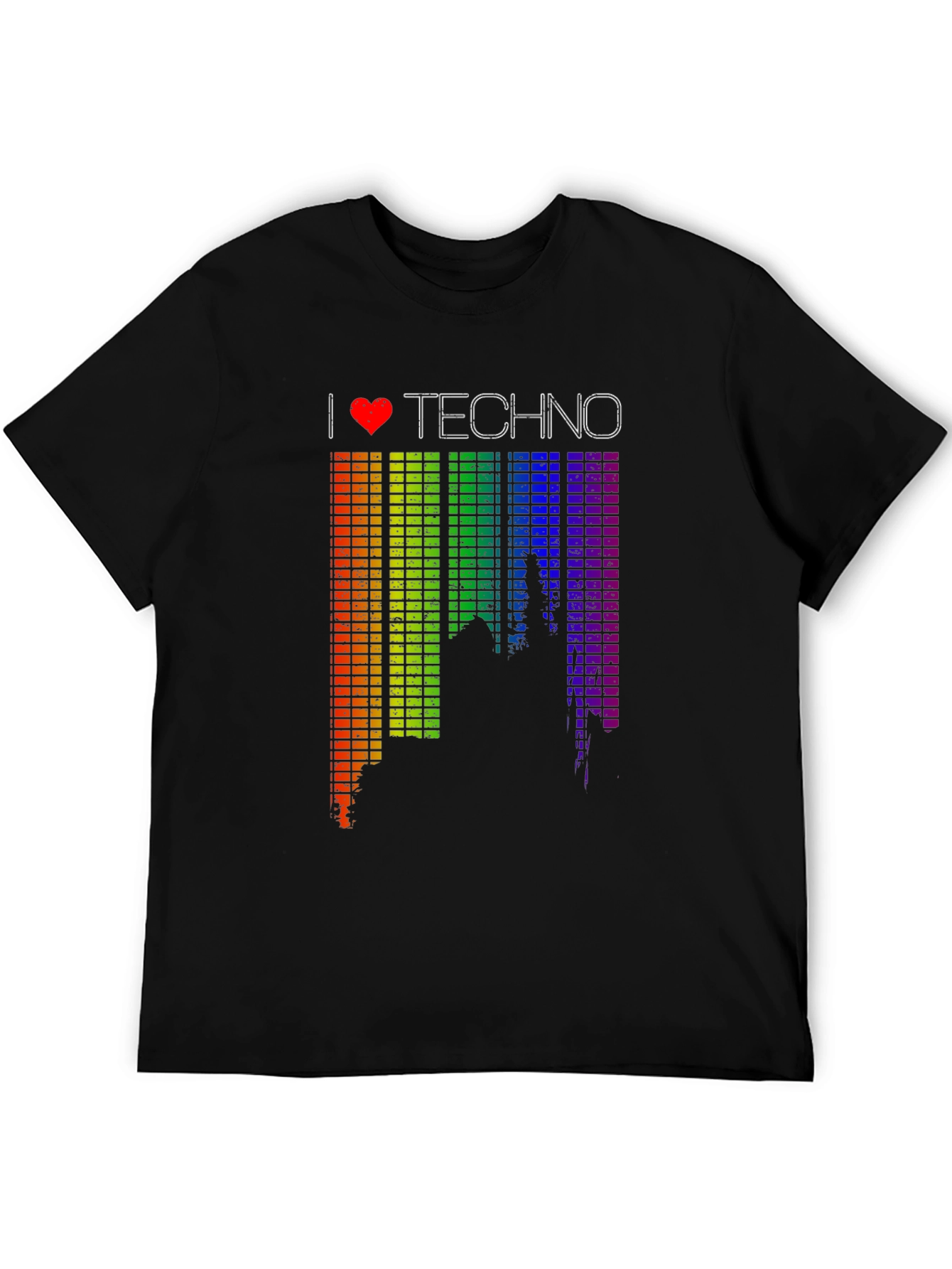 I Love Techno Graphic Tee