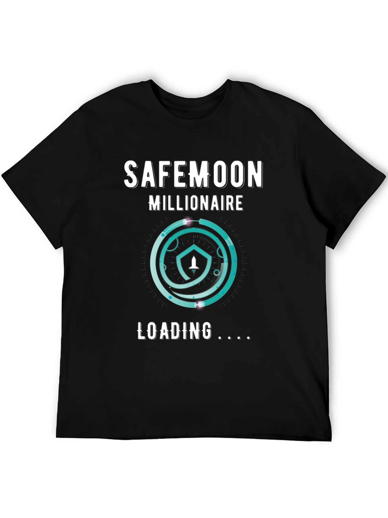 Safemoon Millionaire Loading Black T-Shirt