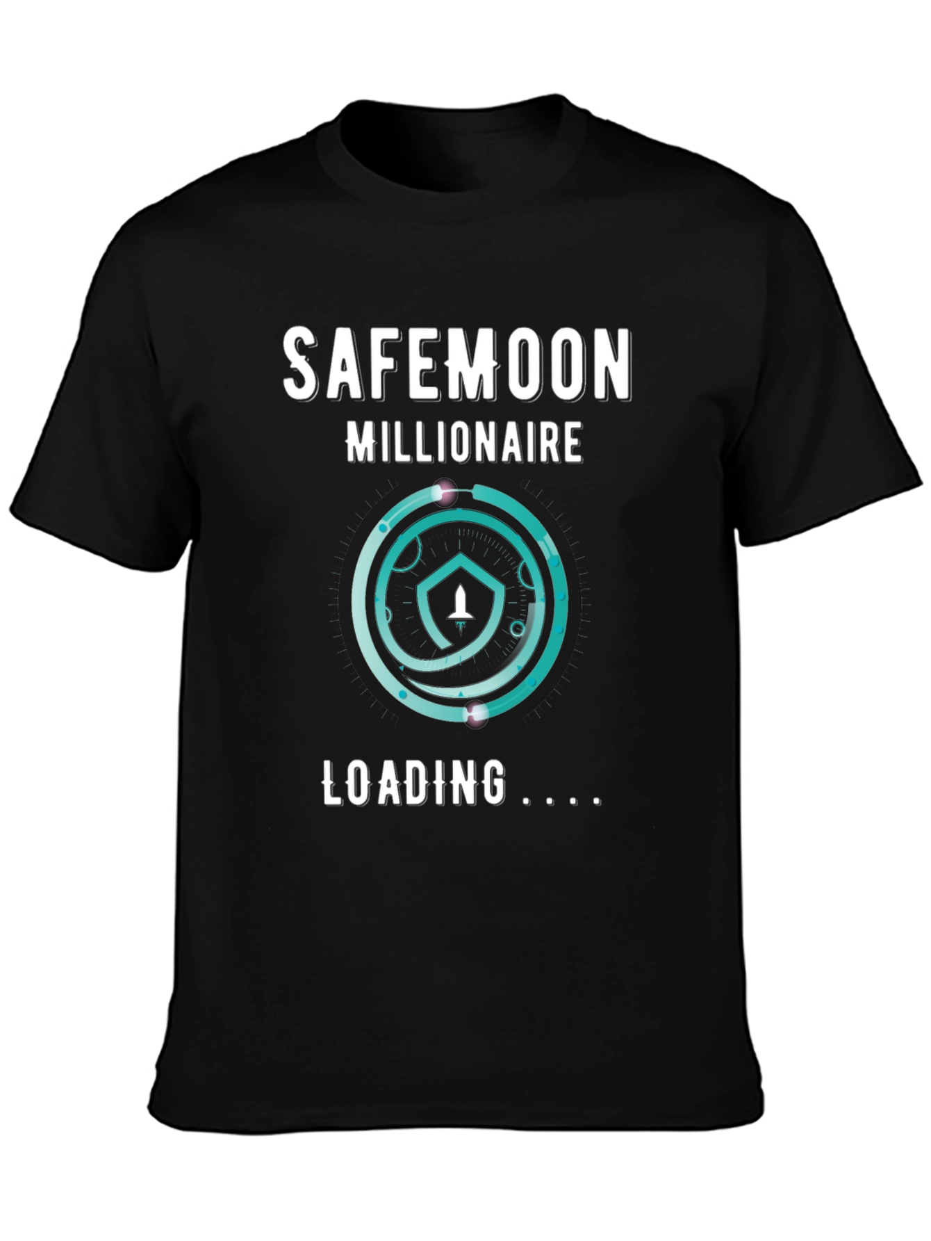 Safemoon Millionaire Loading Black T-Shirt