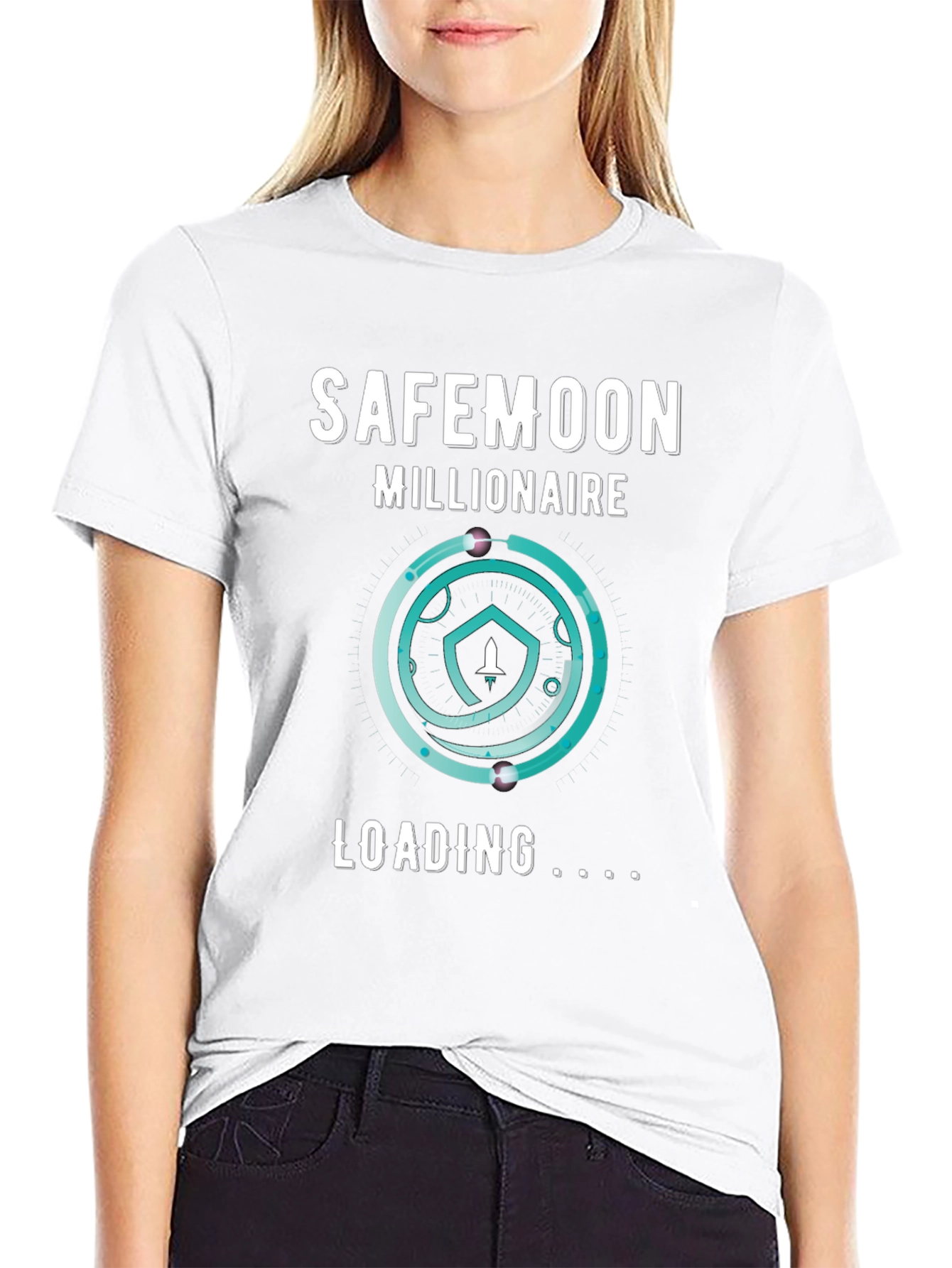 Safemoon Millionaire Loading Black T-Shirt