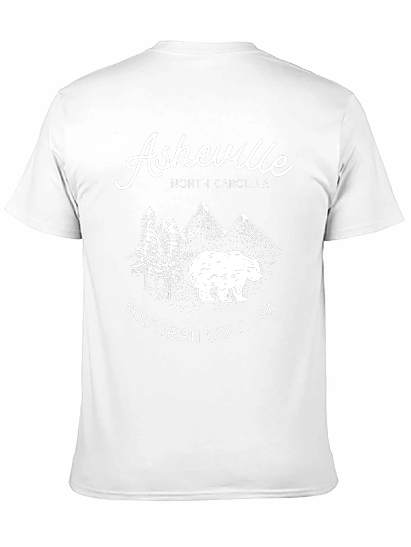 Asheville North Carolina Bear Graphic T-Shirt