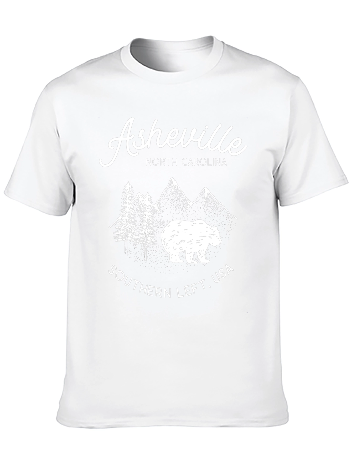 Asheville North Carolina Bear Graphic T-Shirt