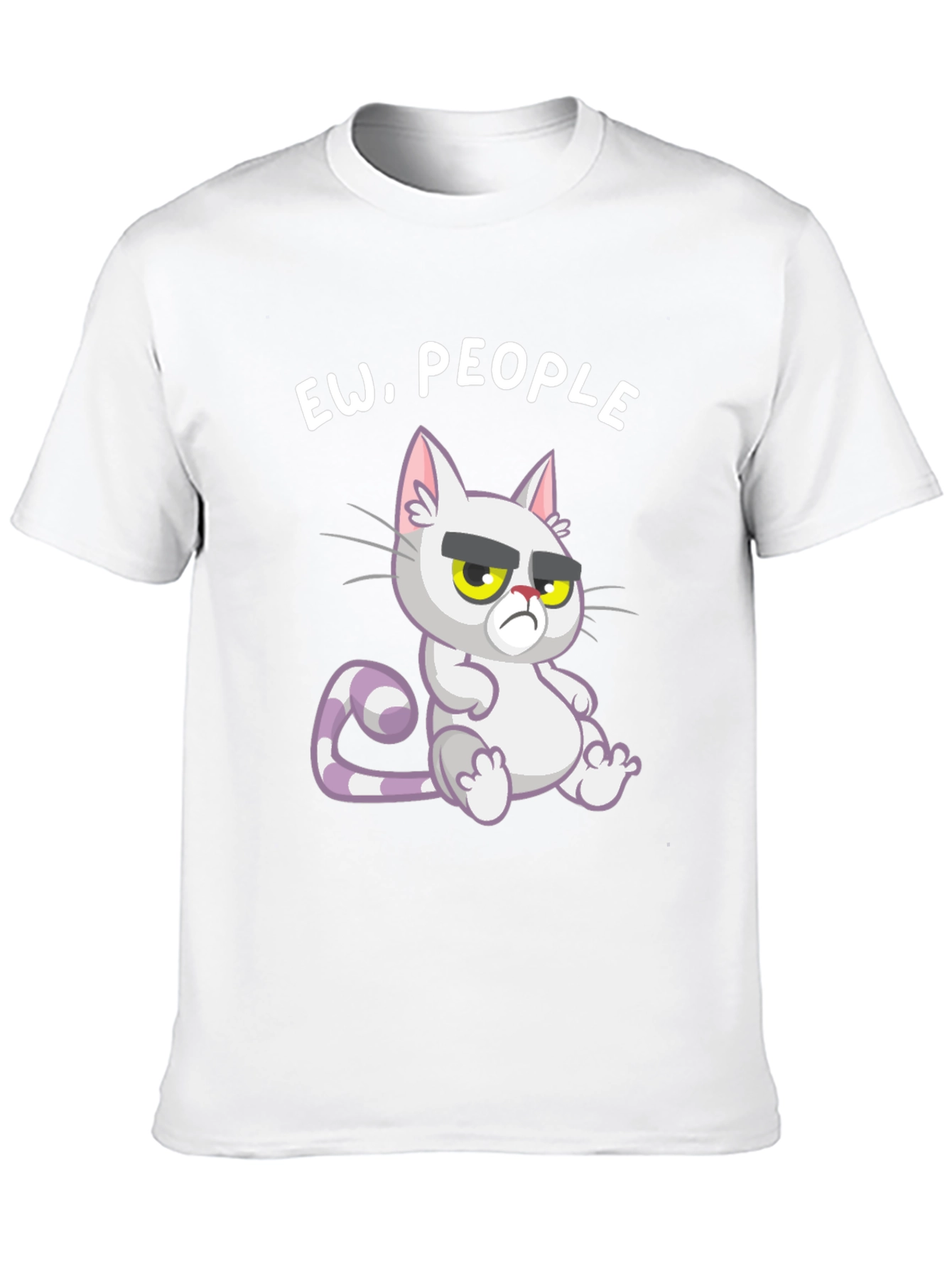 Ew People Cat Graphic T-Shirt