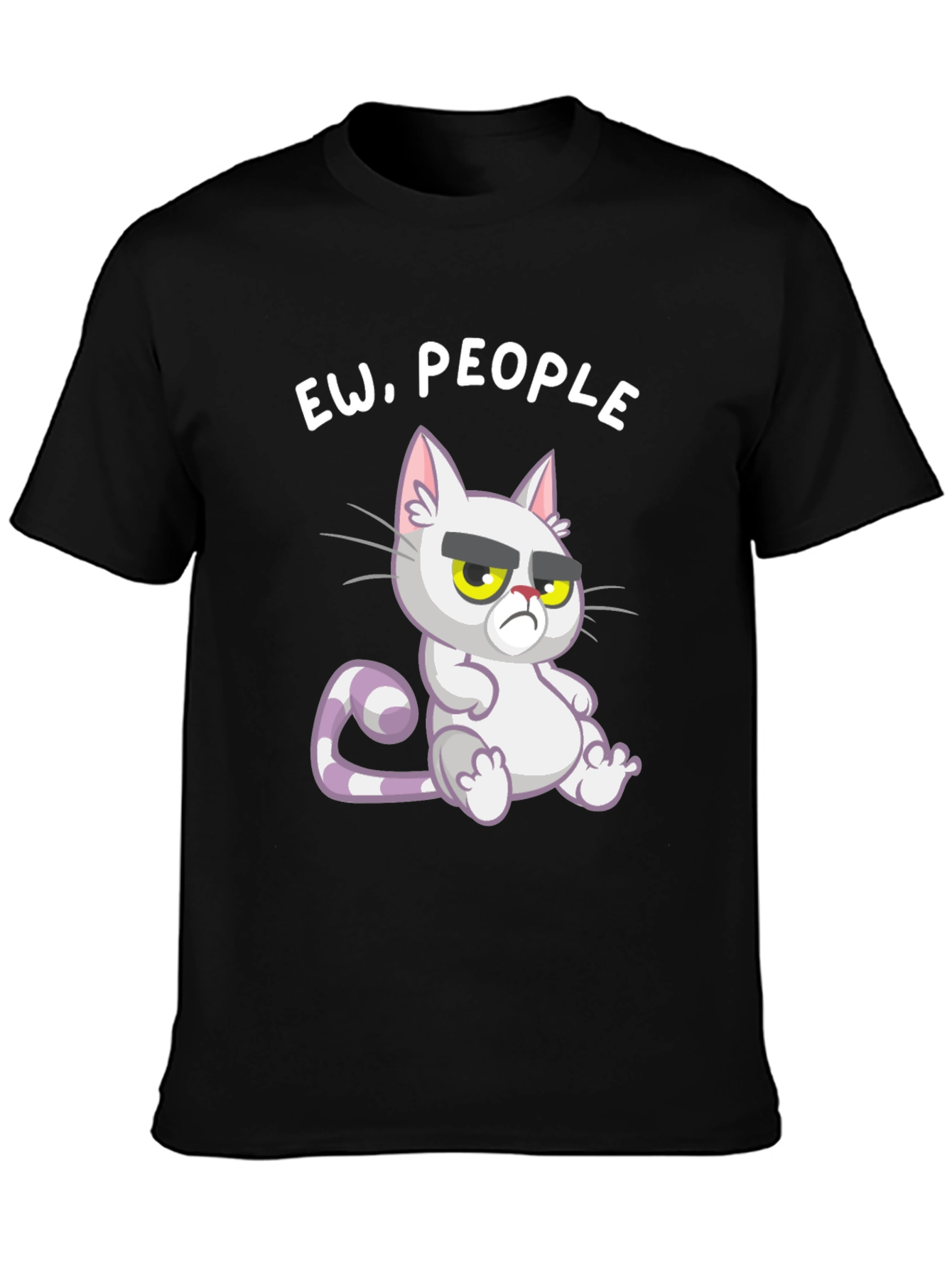 Ew People Cat Graphic T-Shirt