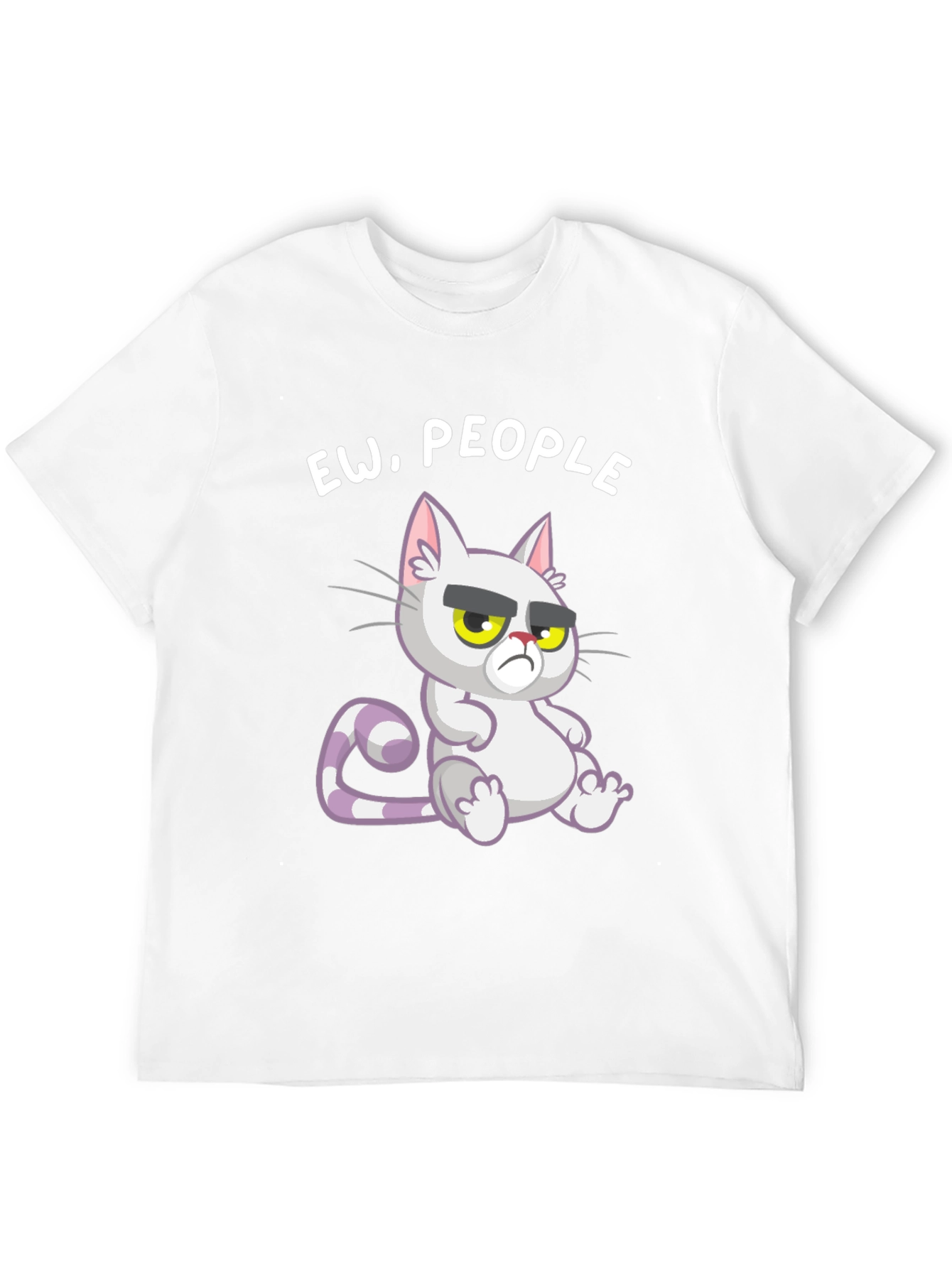 Ew People Cat Graphic T-Shirt
