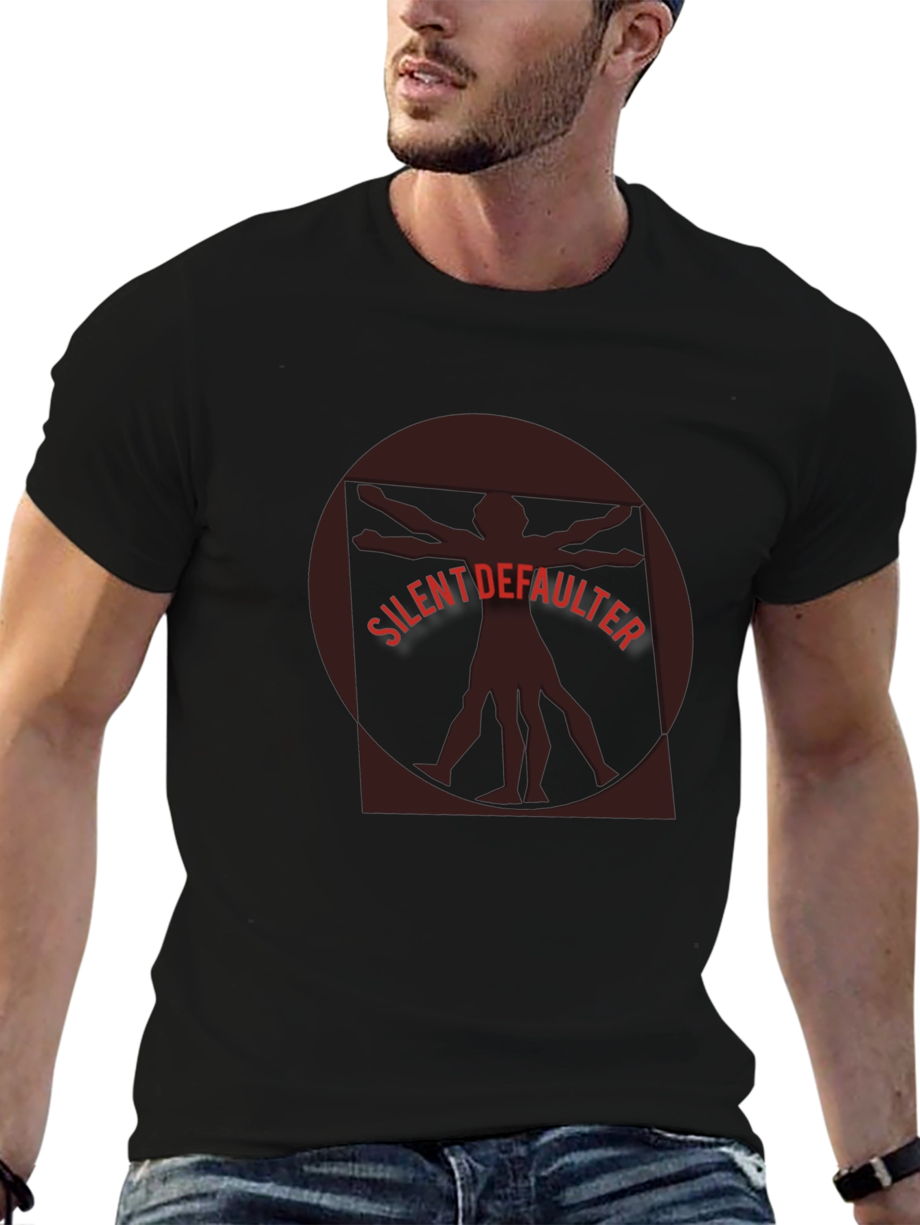 Silent Defaulter Graphic Tee - Unique Statement Shirt