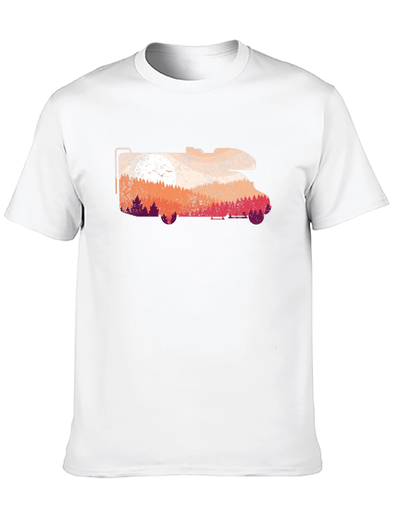 RV Camper Van T-Shirt - Adventure Awaits!