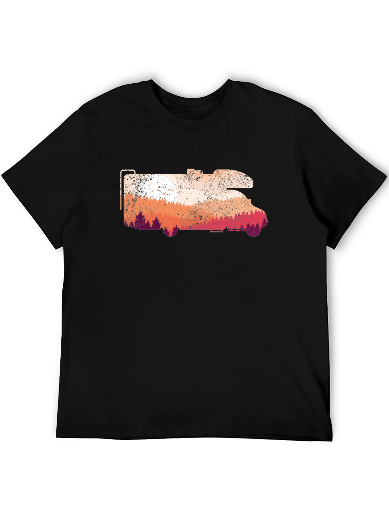 RV Camper Van T-Shirt - Adventure Awaits!