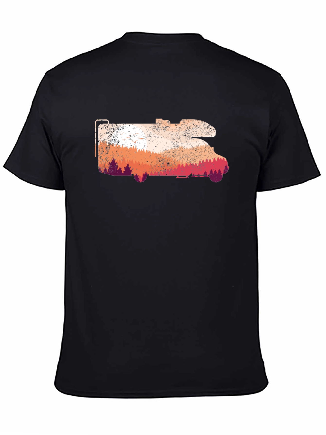 RV Camper Van T-Shirt - Adventure Awaits!