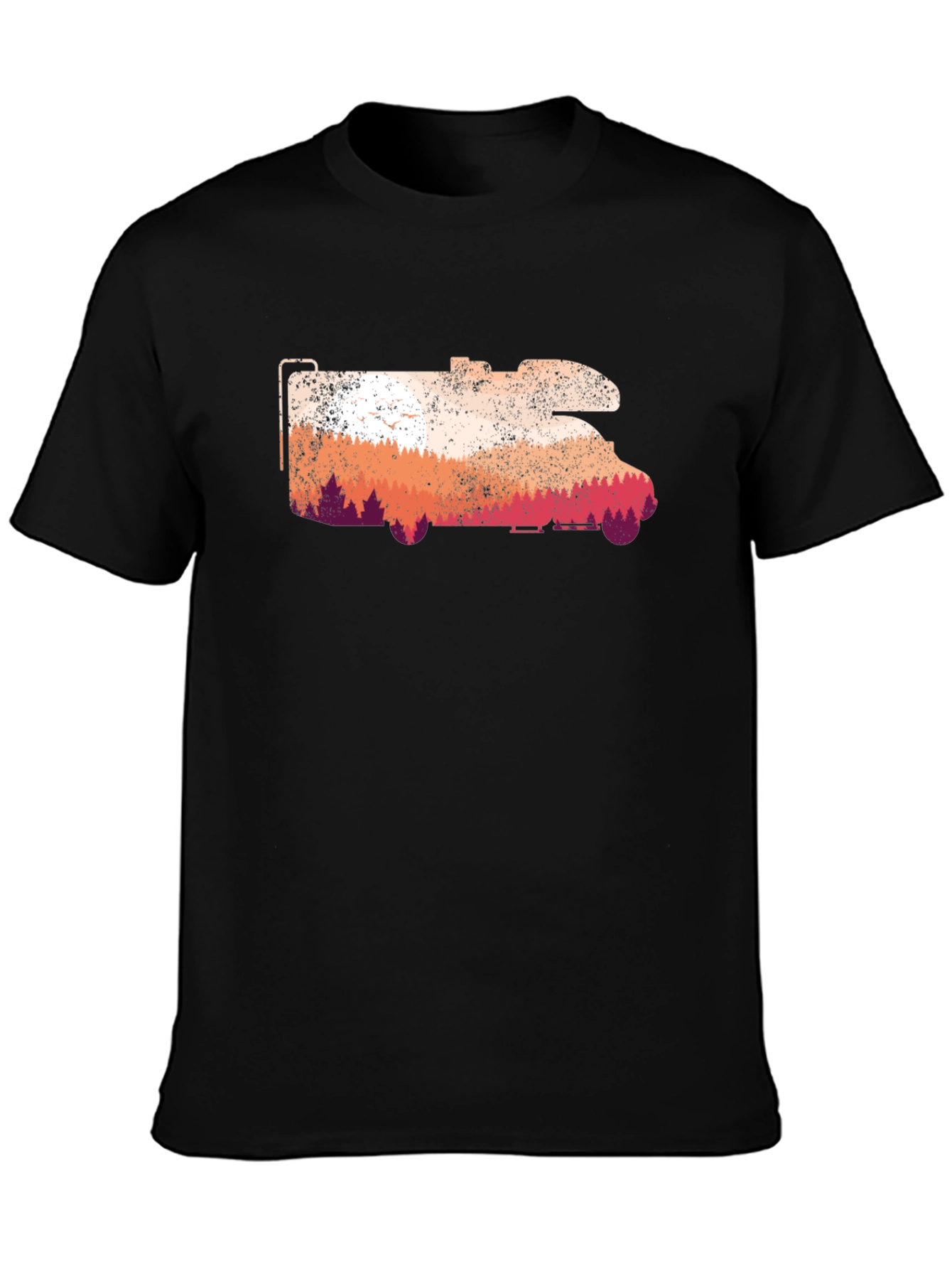 RV Camper Van T-Shirt - Adventure Awaits!