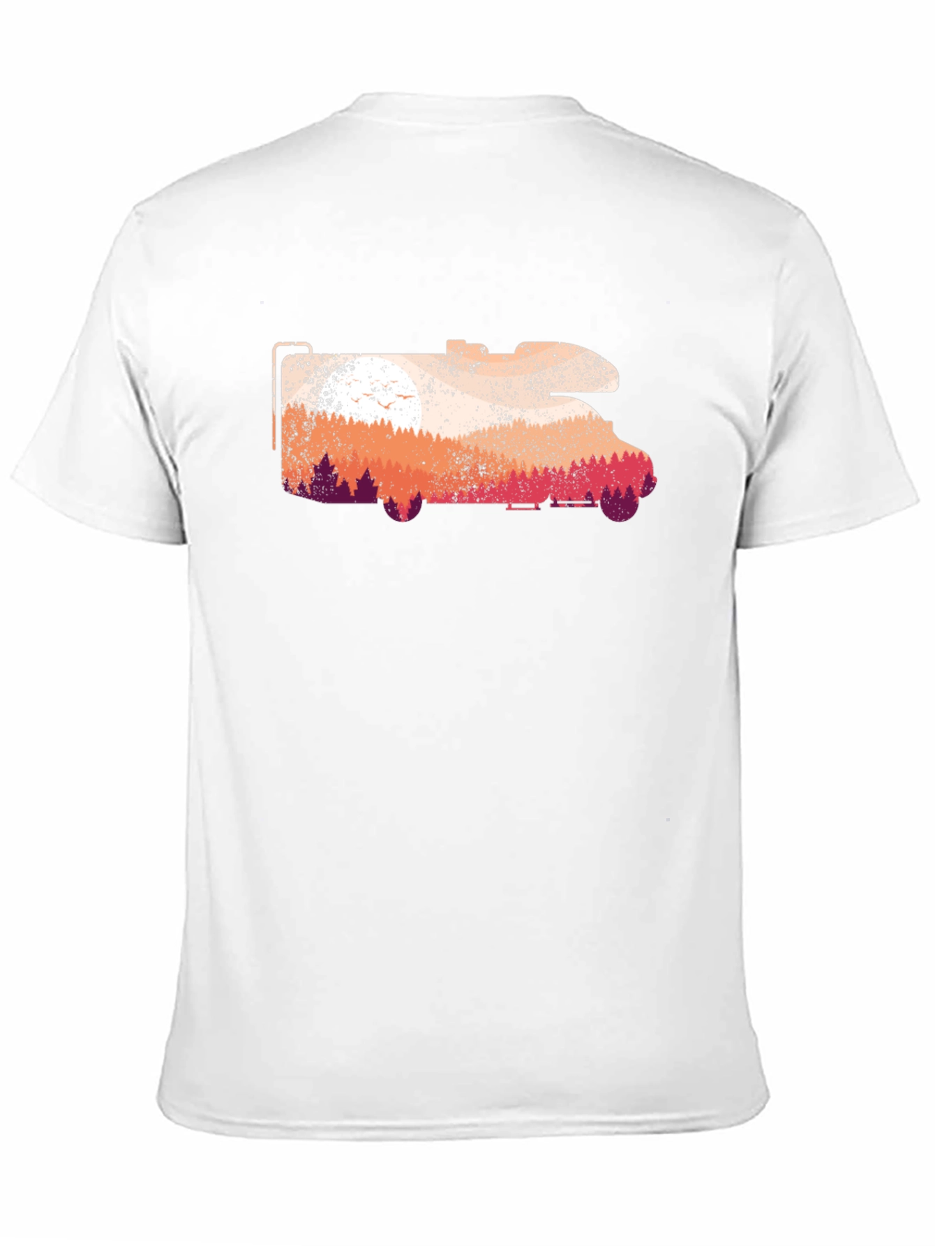 RV Camper Van T-Shirt - Adventure Awaits!