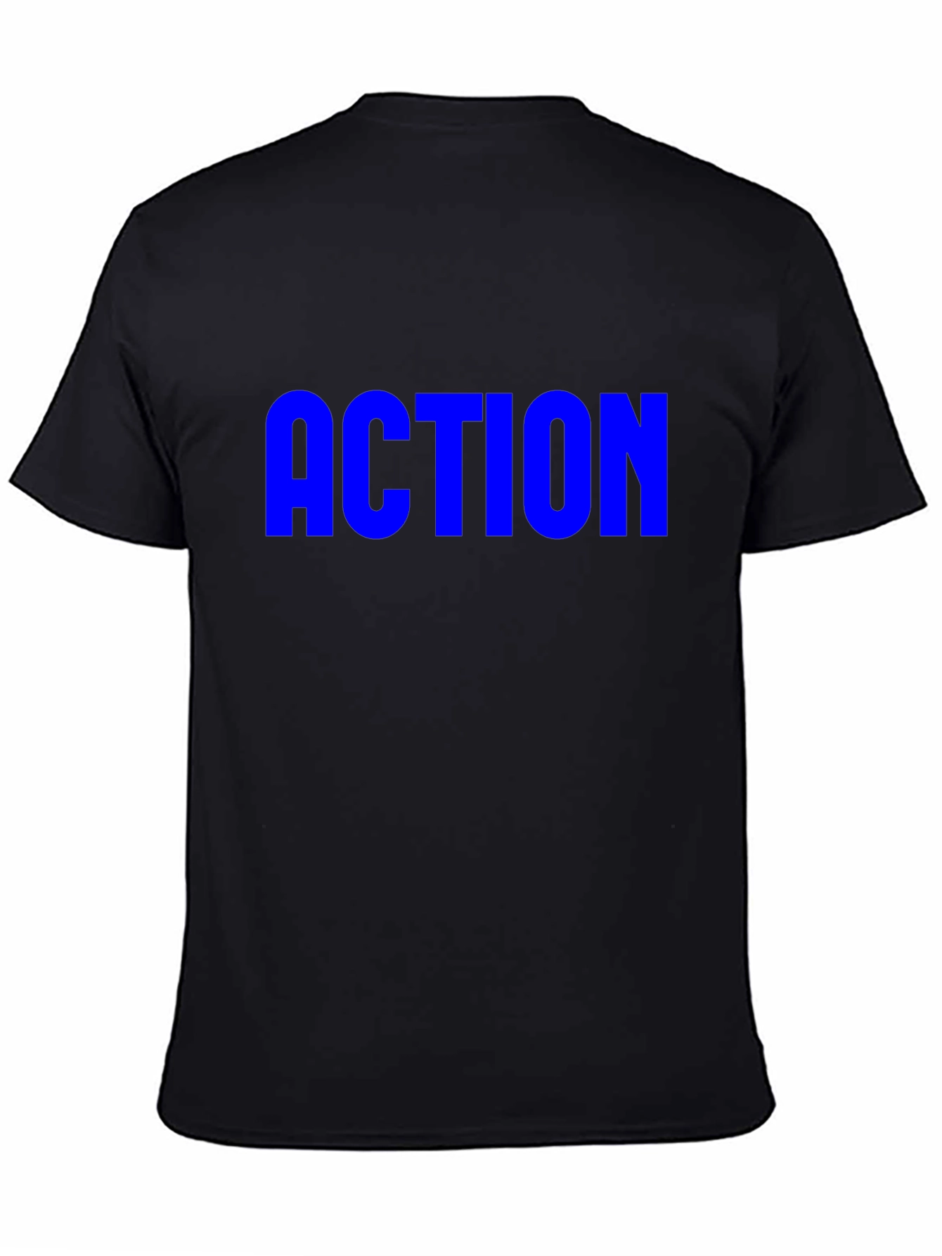 Action T-Shirt - Classic Crew Neck Tee
