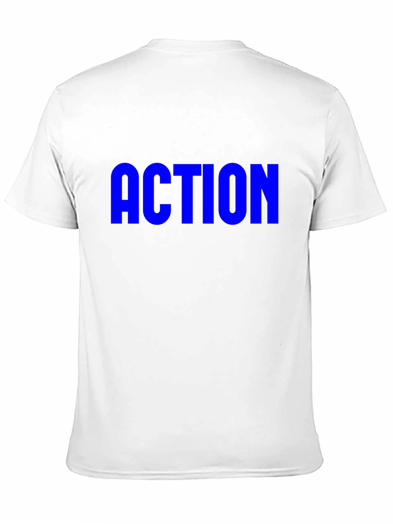 Action T-Shirt - Classic Crew Neck Tee