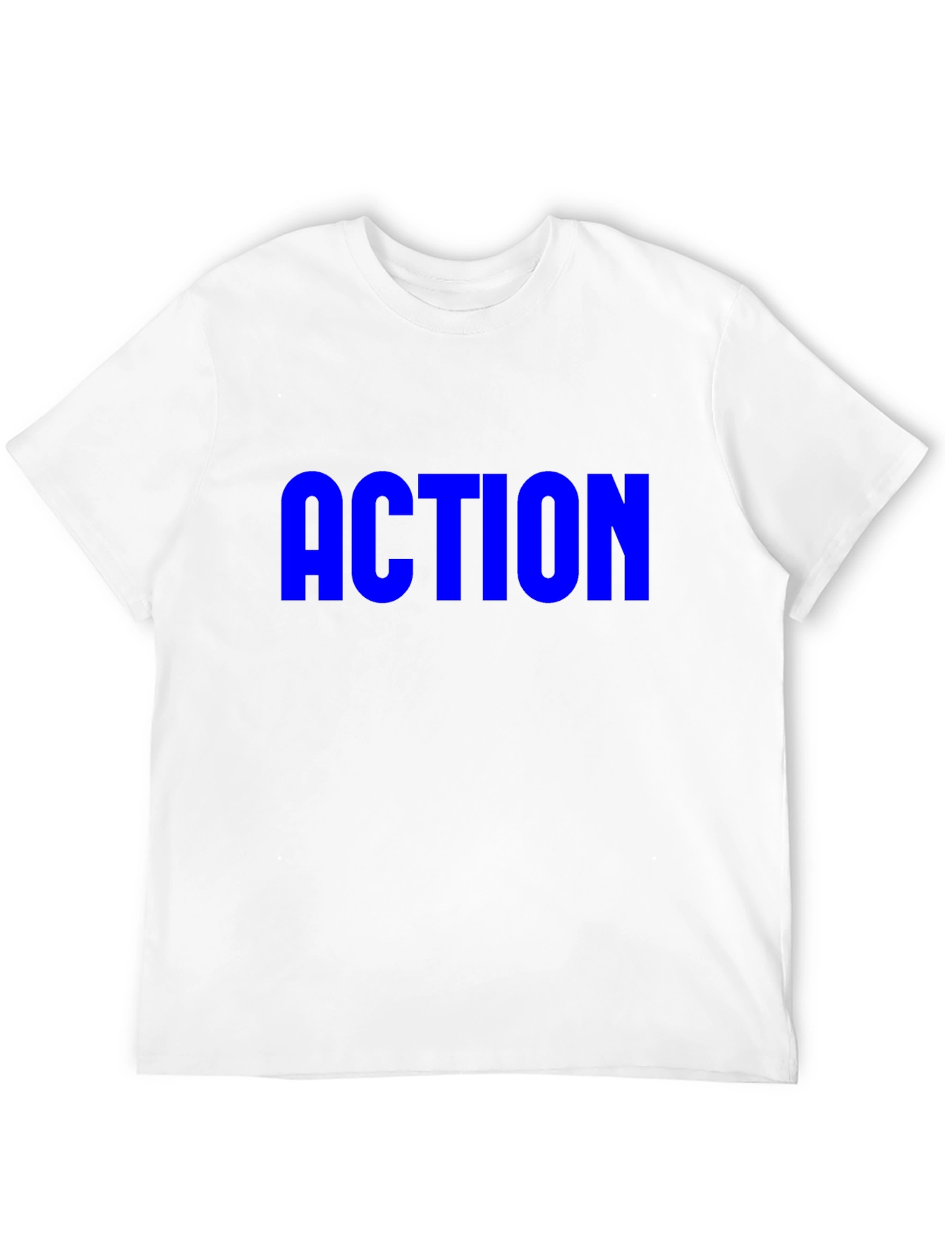 Action T-Shirt - Classic Crew Neck Tee