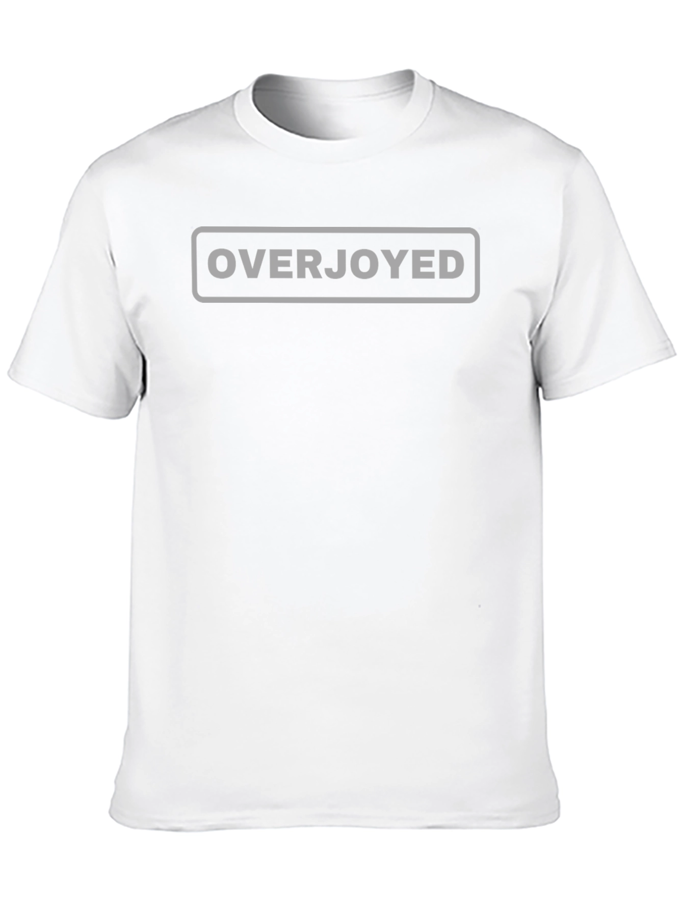Overjoyed Graphic T-Shirt - Black Cotton Blend