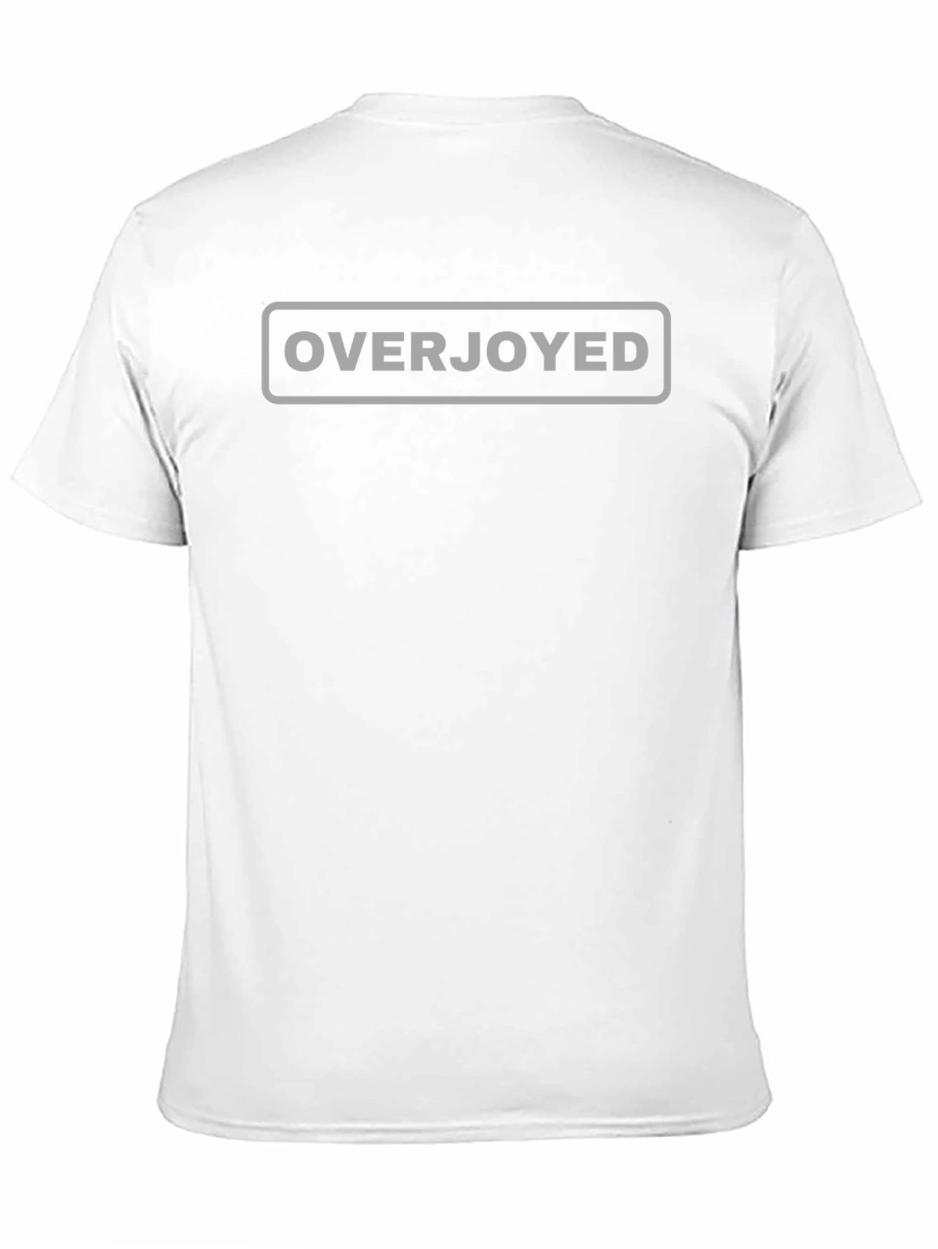 Overjoyed Graphic T-Shirt - Black Cotton Blend
