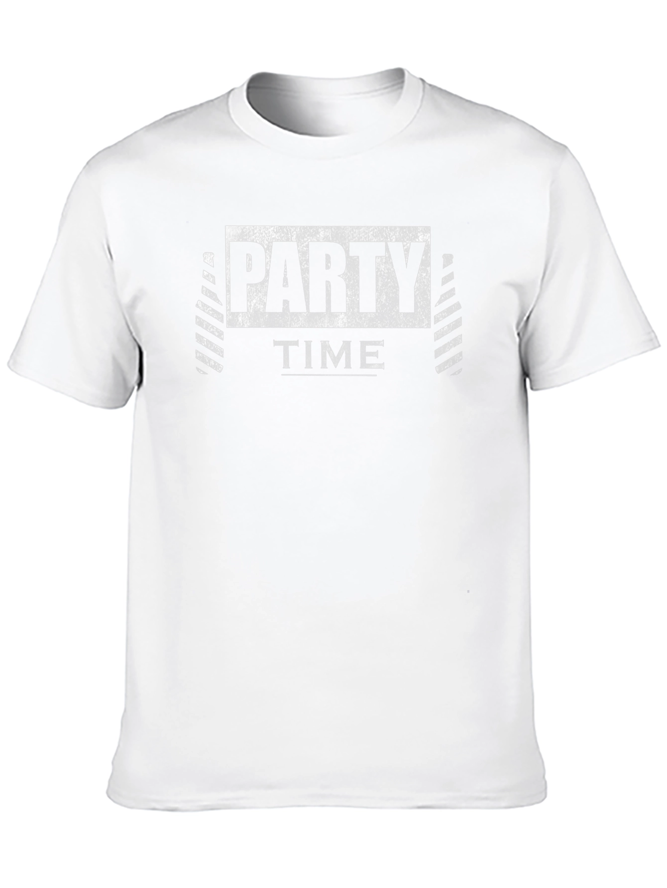 Party Time Black Graphic T-Shirt
