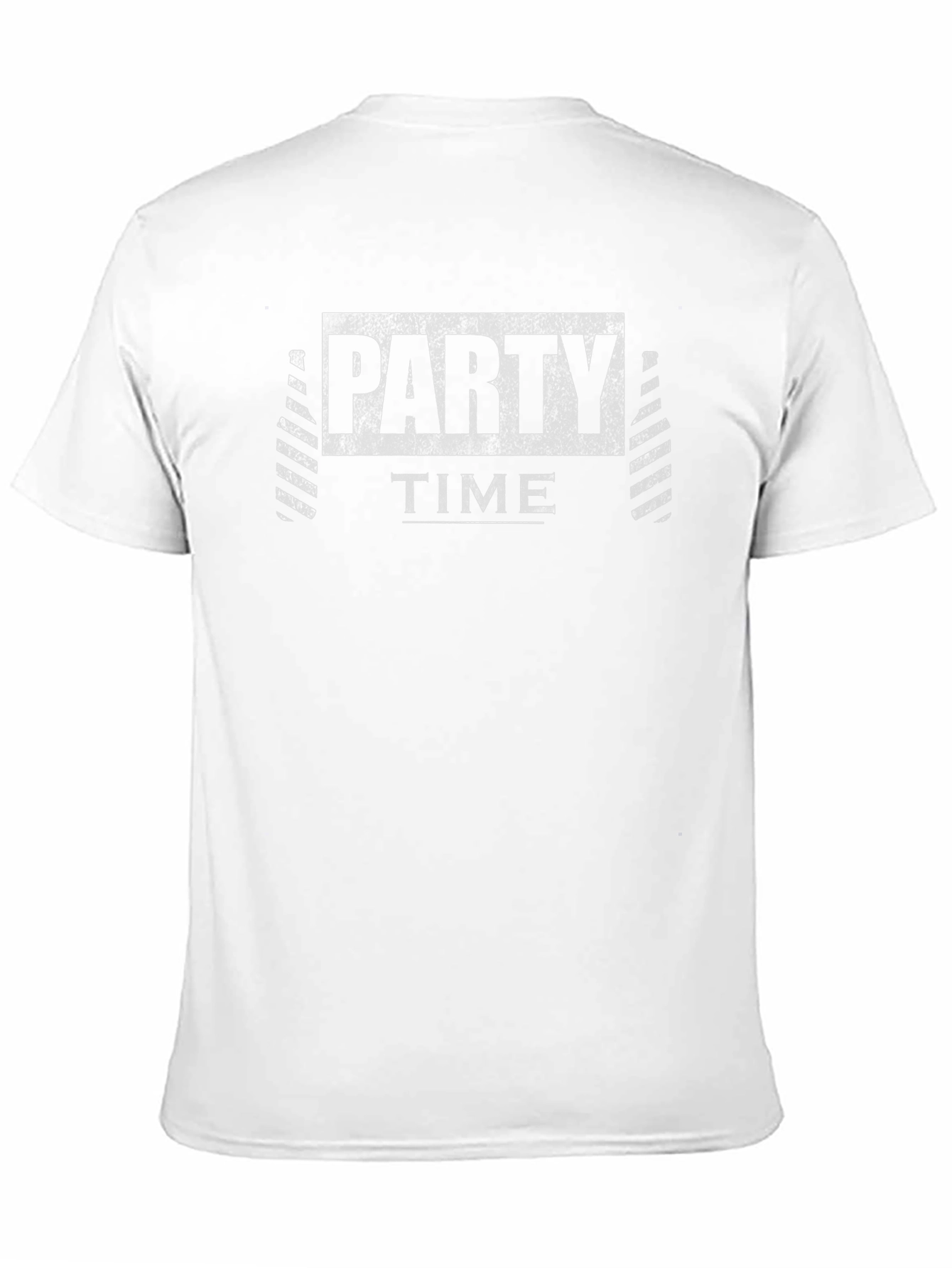 Party Time Black Graphic T-Shirt