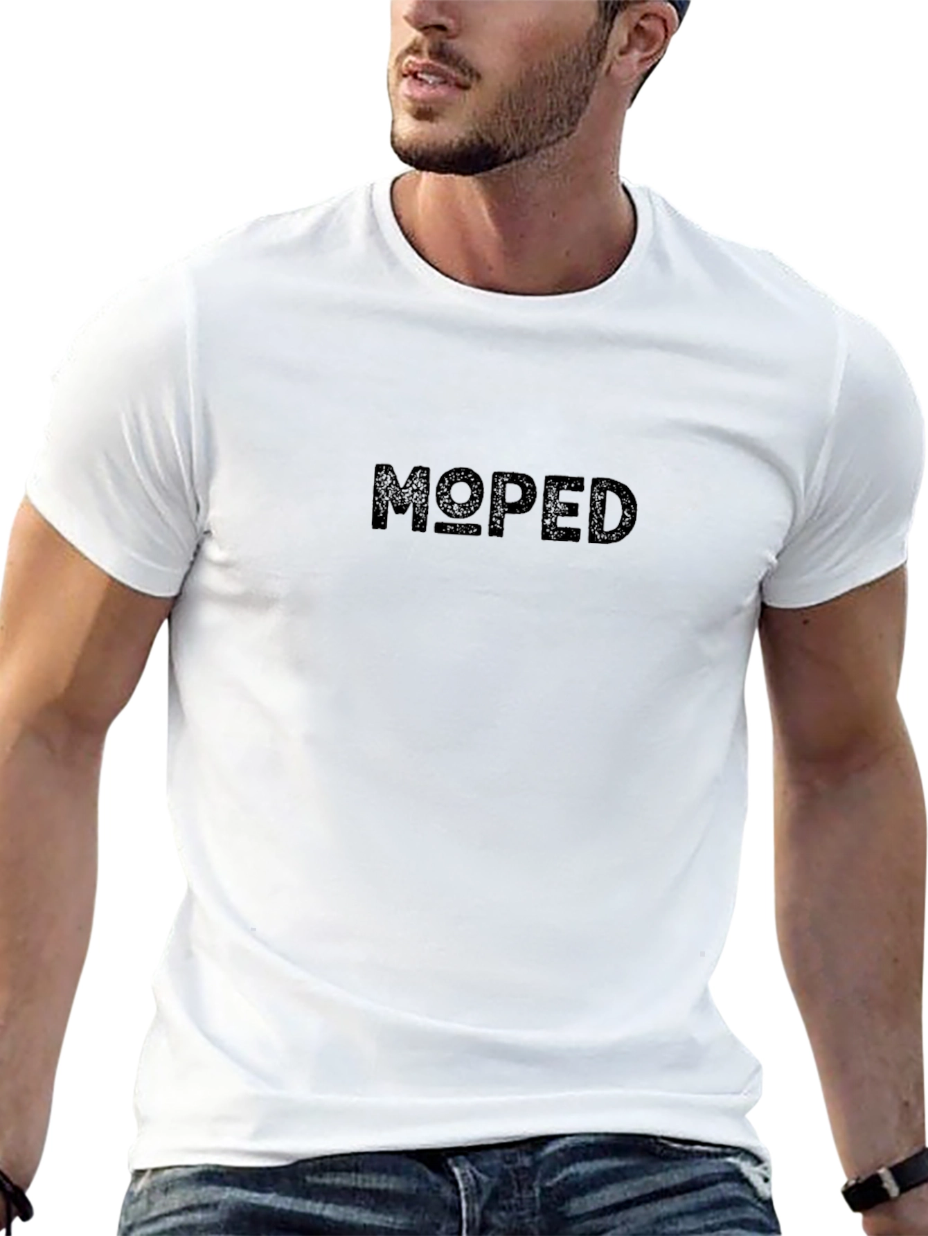 MOPED Graphic Tee - Black Short Sleeve