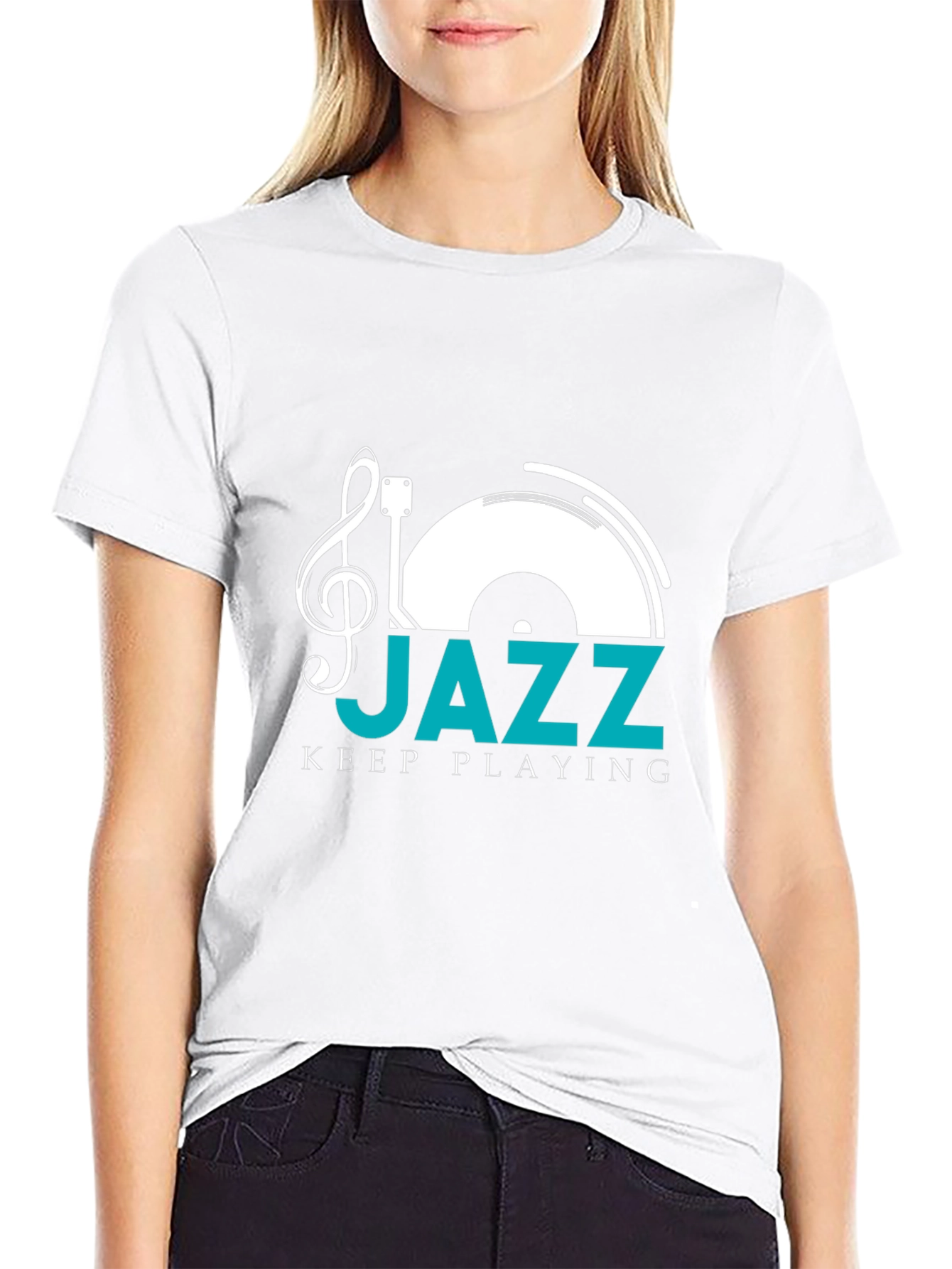 Jazz Keep Playing T-Shirt - Black