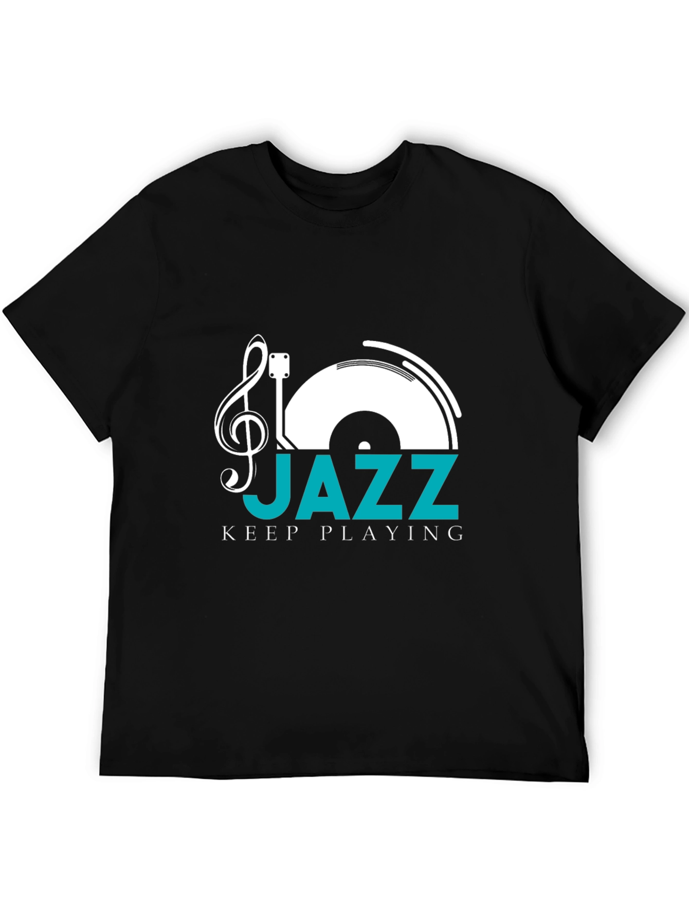 Jazz Keep Playing T-Shirt - Black
