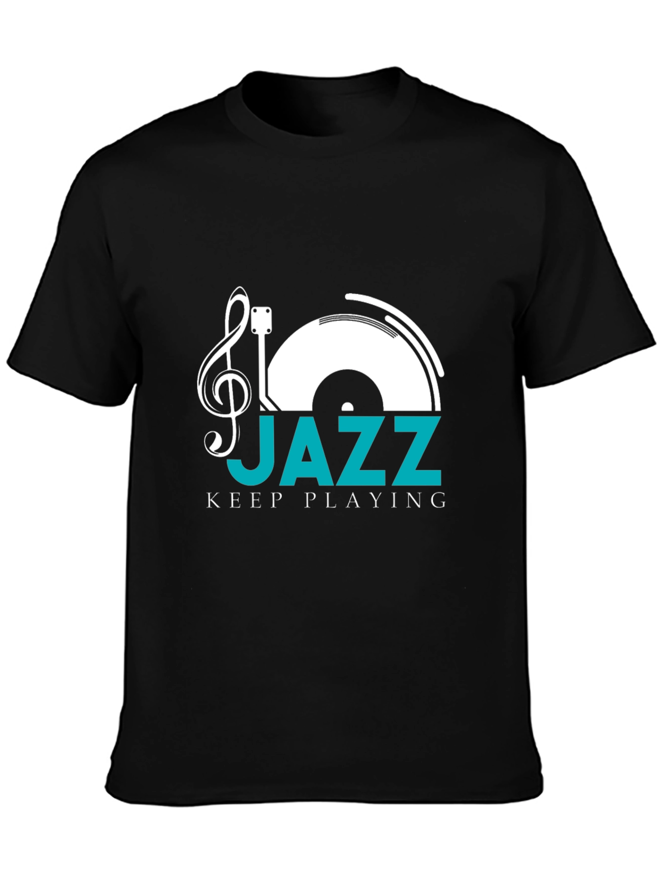 Jazz Keep Playing T-Shirt - Black