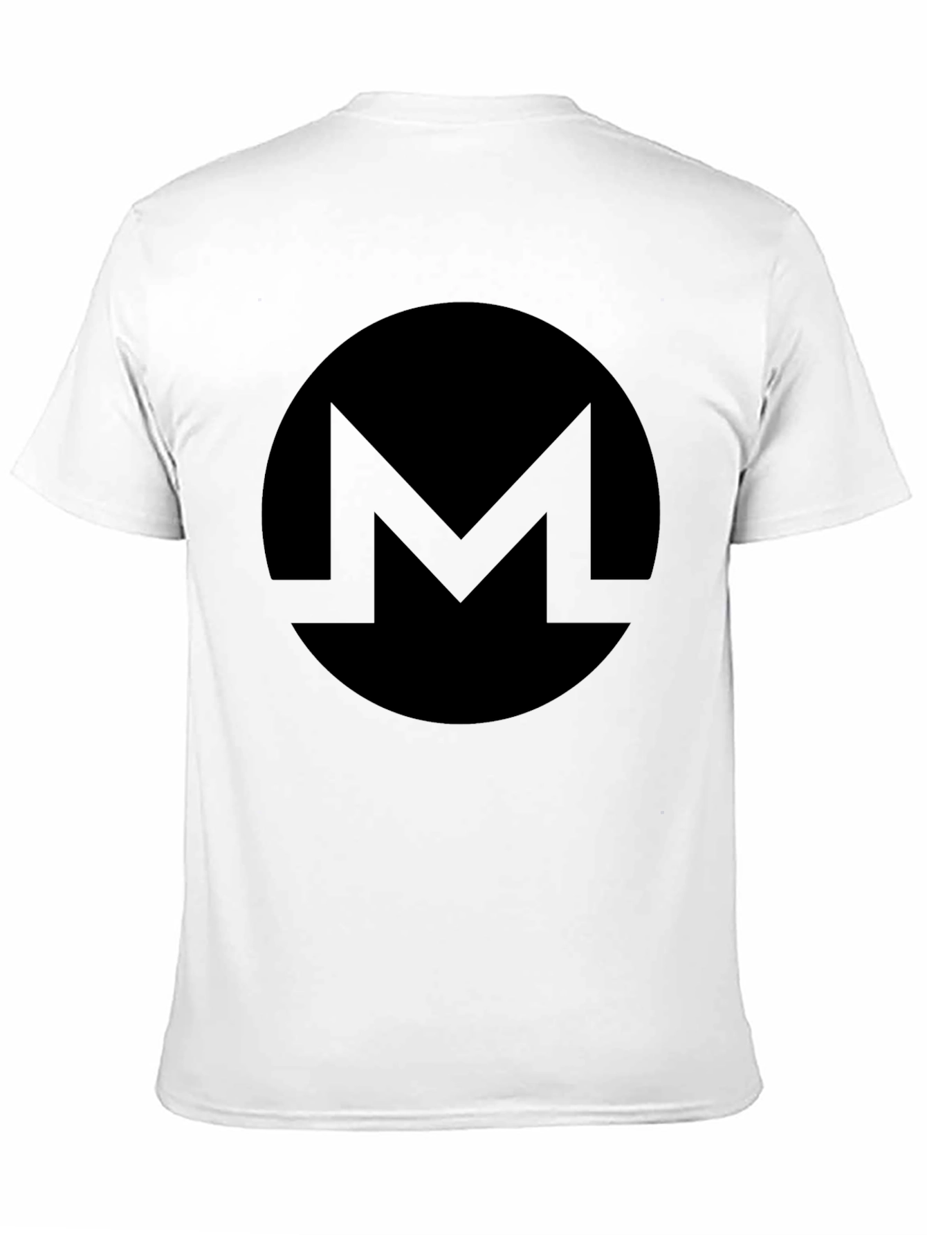 Monero Crypto T-Shirt - Black Minimalist Design
