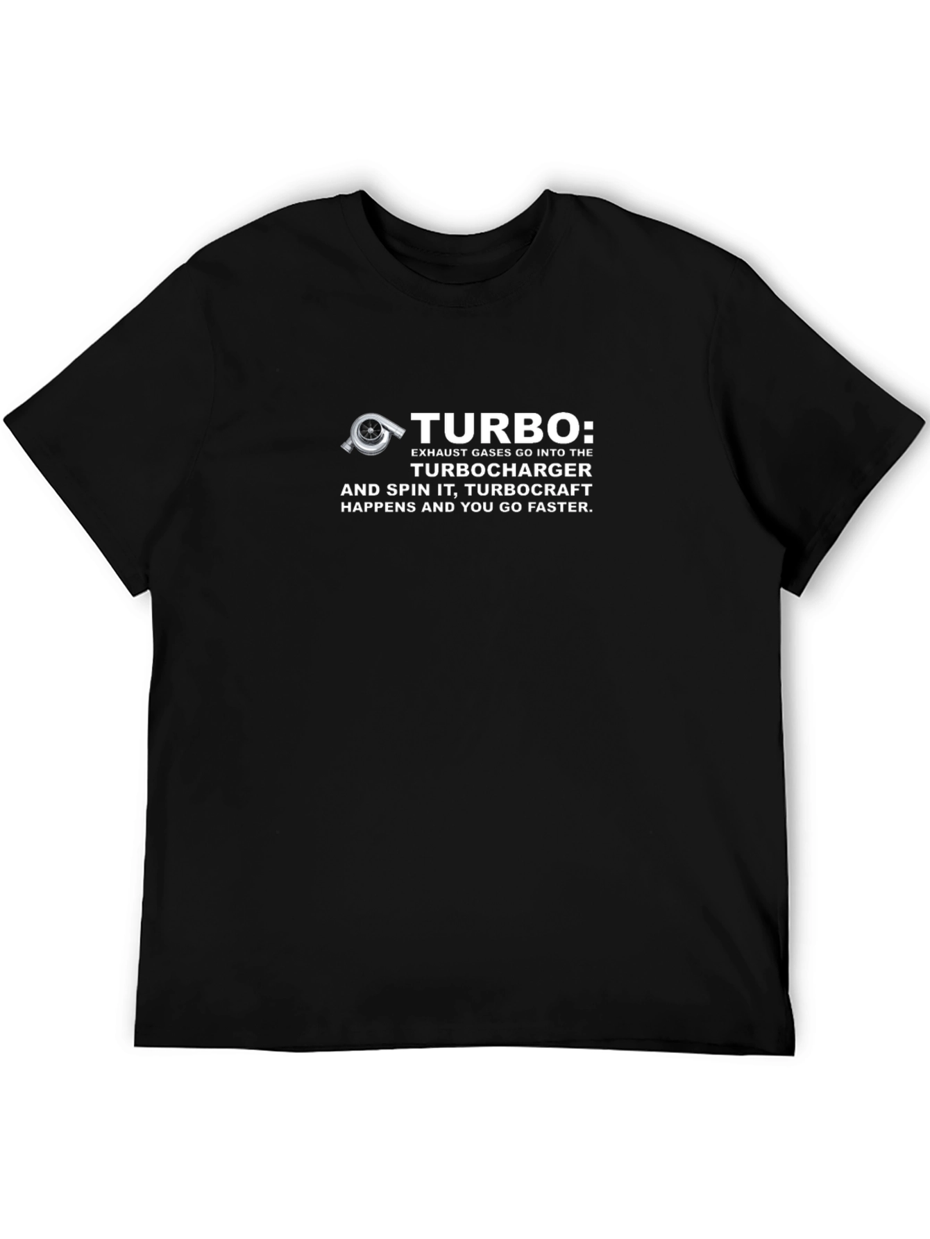 Turbocharger T-Shirt: Exhaust Gases Turbo Craft