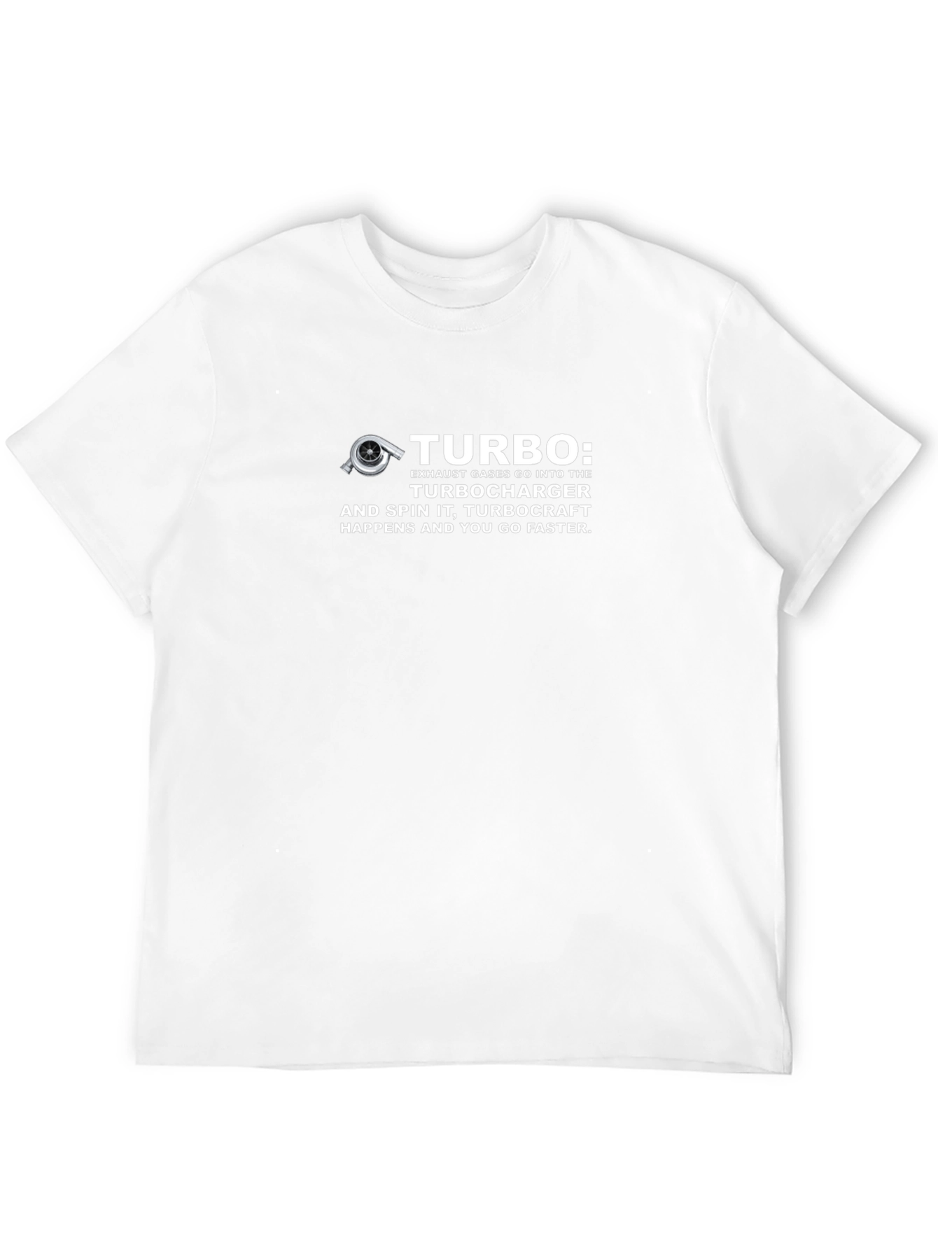 Turbocharger T-Shirt: Exhaust Gases Turbo Craft