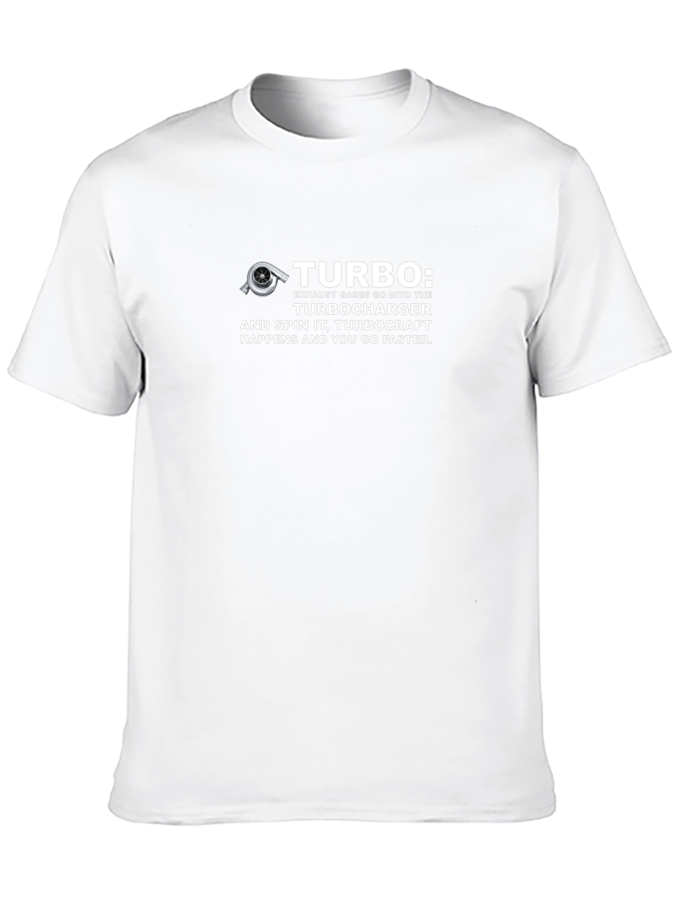 Turbocharger T-Shirt: Exhaust Gases Turbo Craft