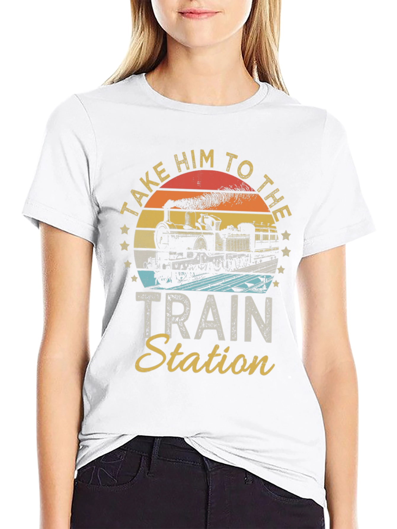 Take Him to the Train Station T-Shirt