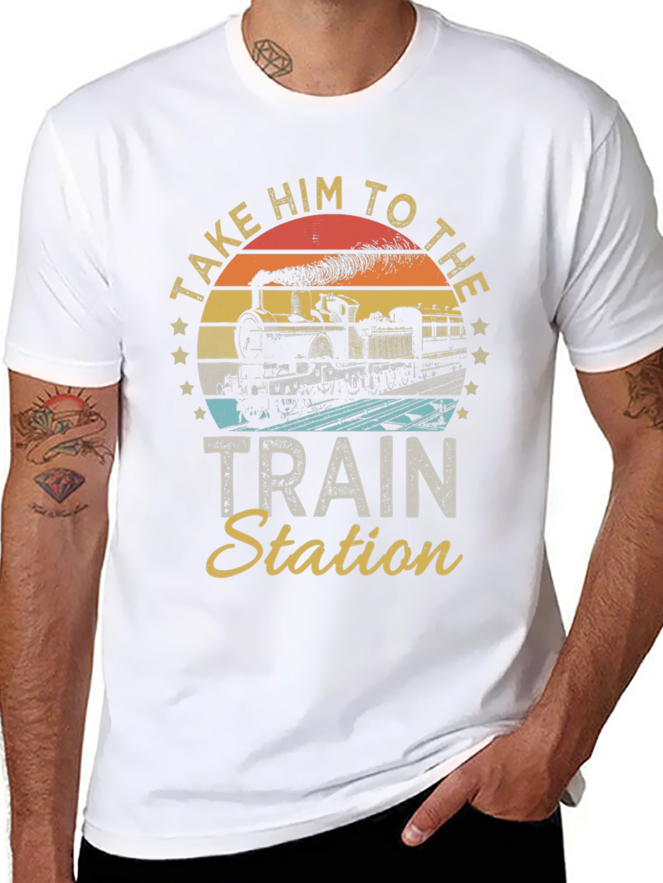 Take Him to the Train Station T-Shirt