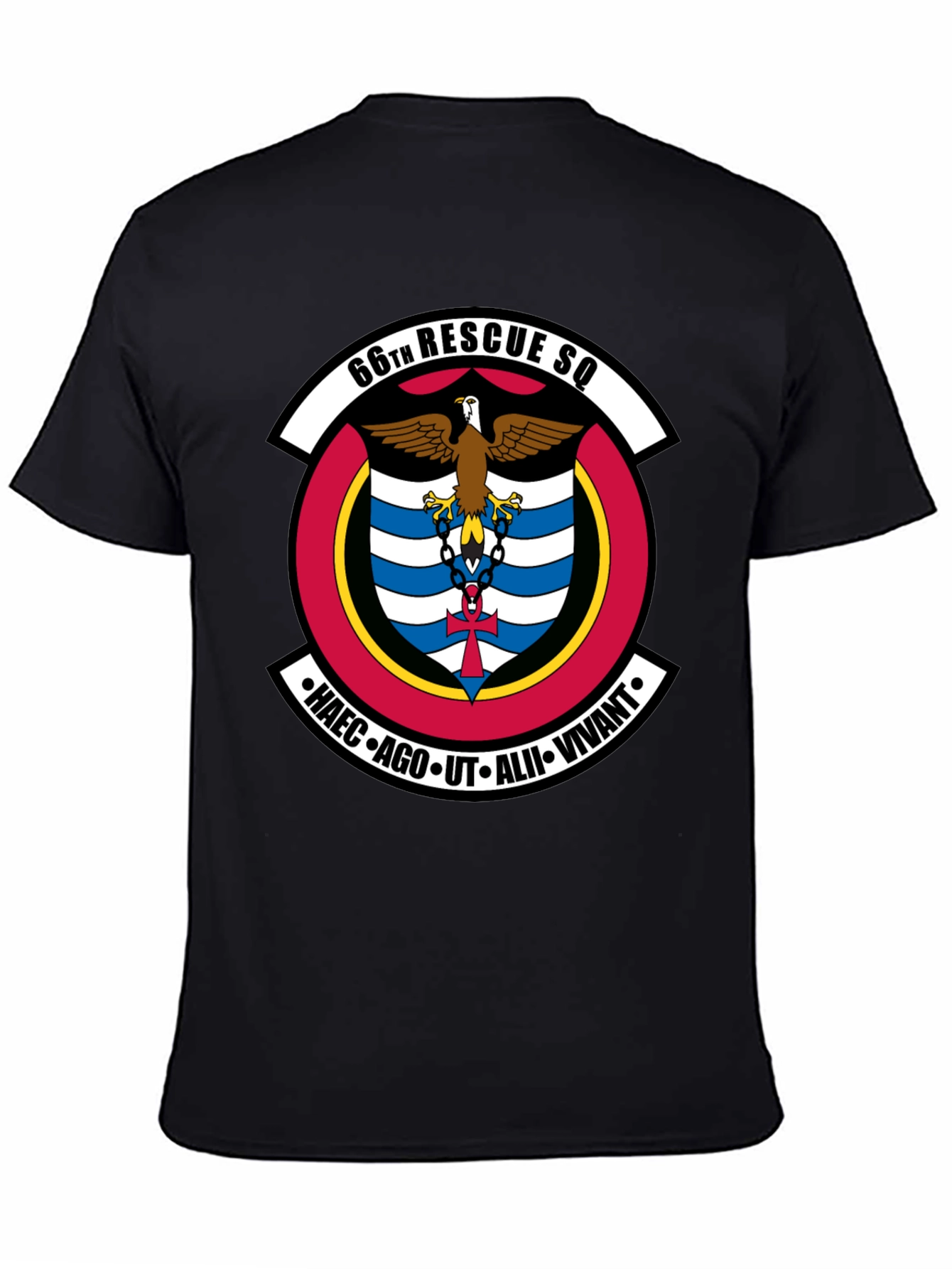 66th Rescue Squadron Black T-Shirt