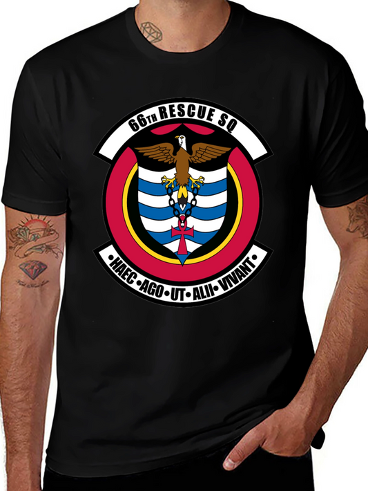 66th Rescue Squadron Black T-Shirt