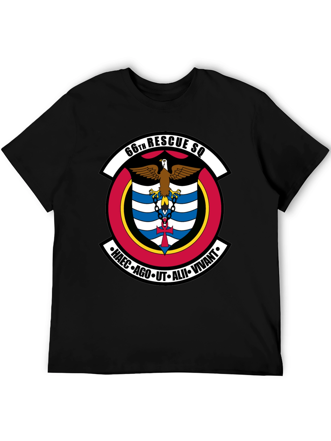 66th Rescue Squadron Black T-Shirt