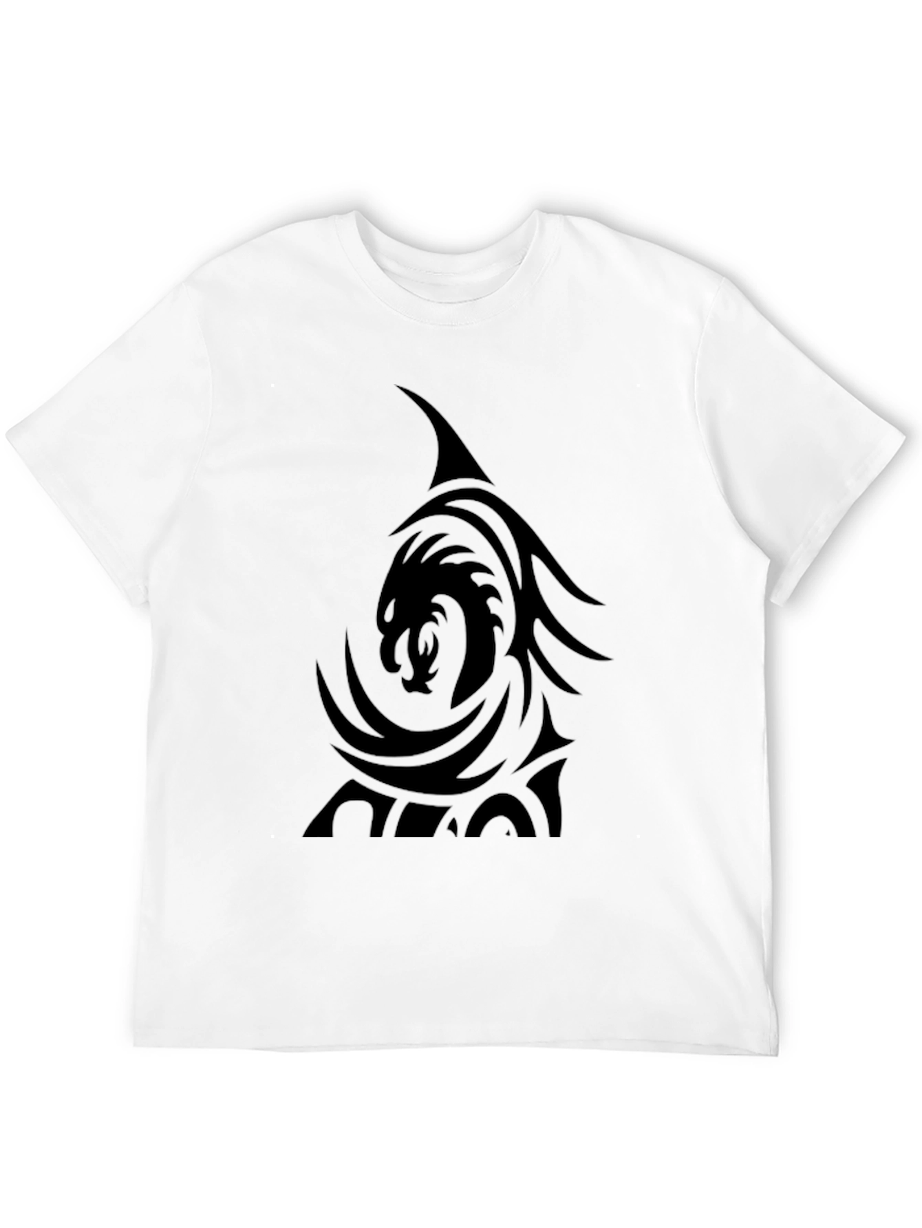 Black Dragon Graphic Tee - Mens Casual T-Shirt