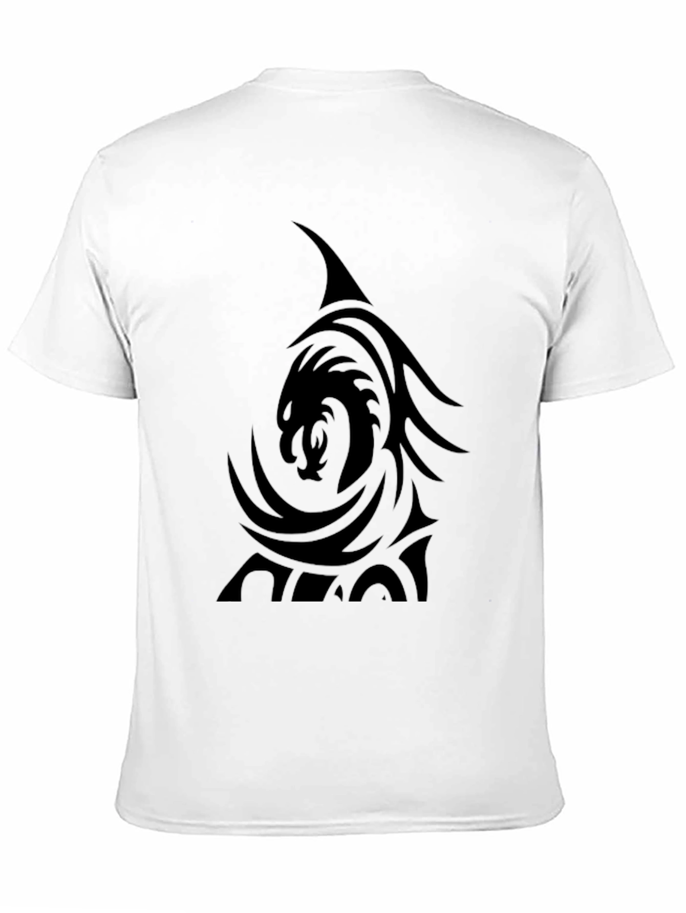 Black Dragon Graphic Tee - Mens Casual T-Shirt