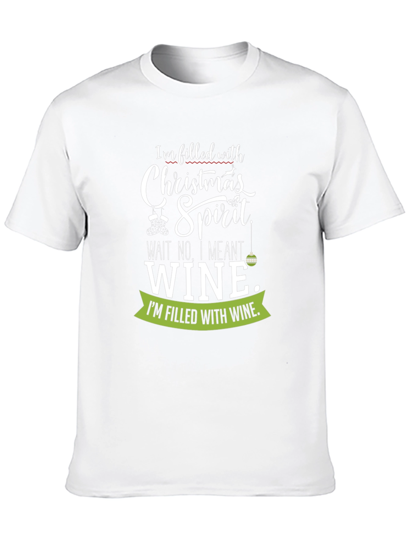 Funny Christmas Wine T-Shirt