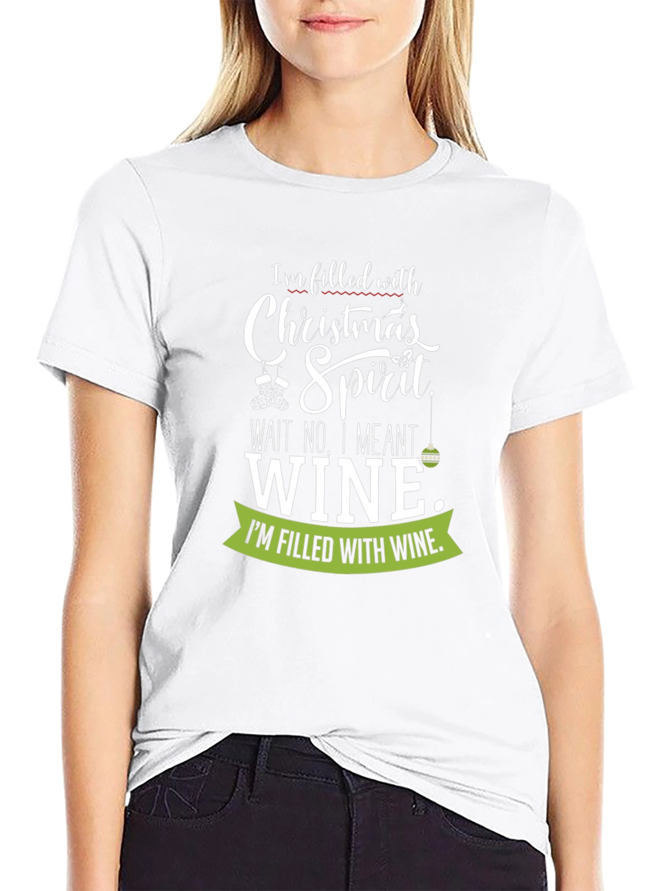 Funny Christmas Wine T-Shirt