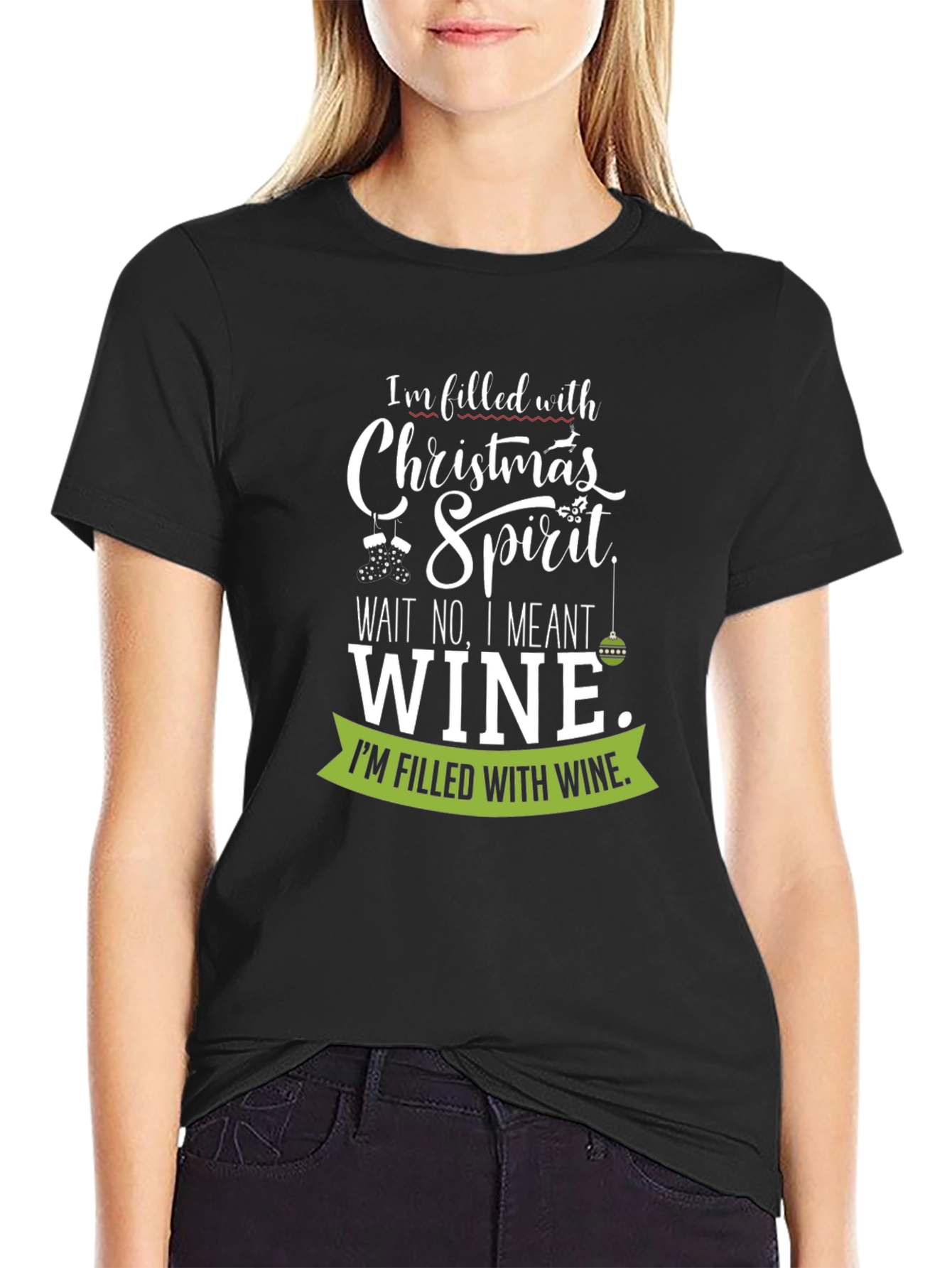 Funny Christmas Wine T-Shirt