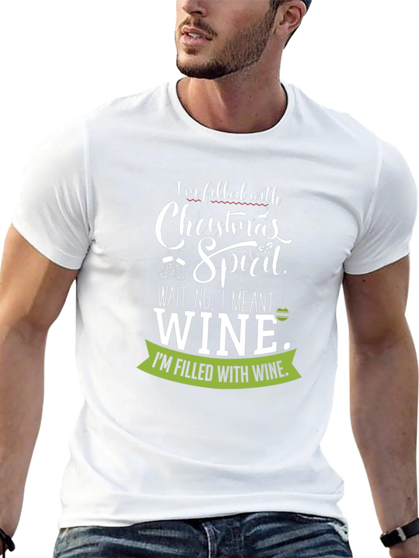 Funny Christmas Wine T-Shirt