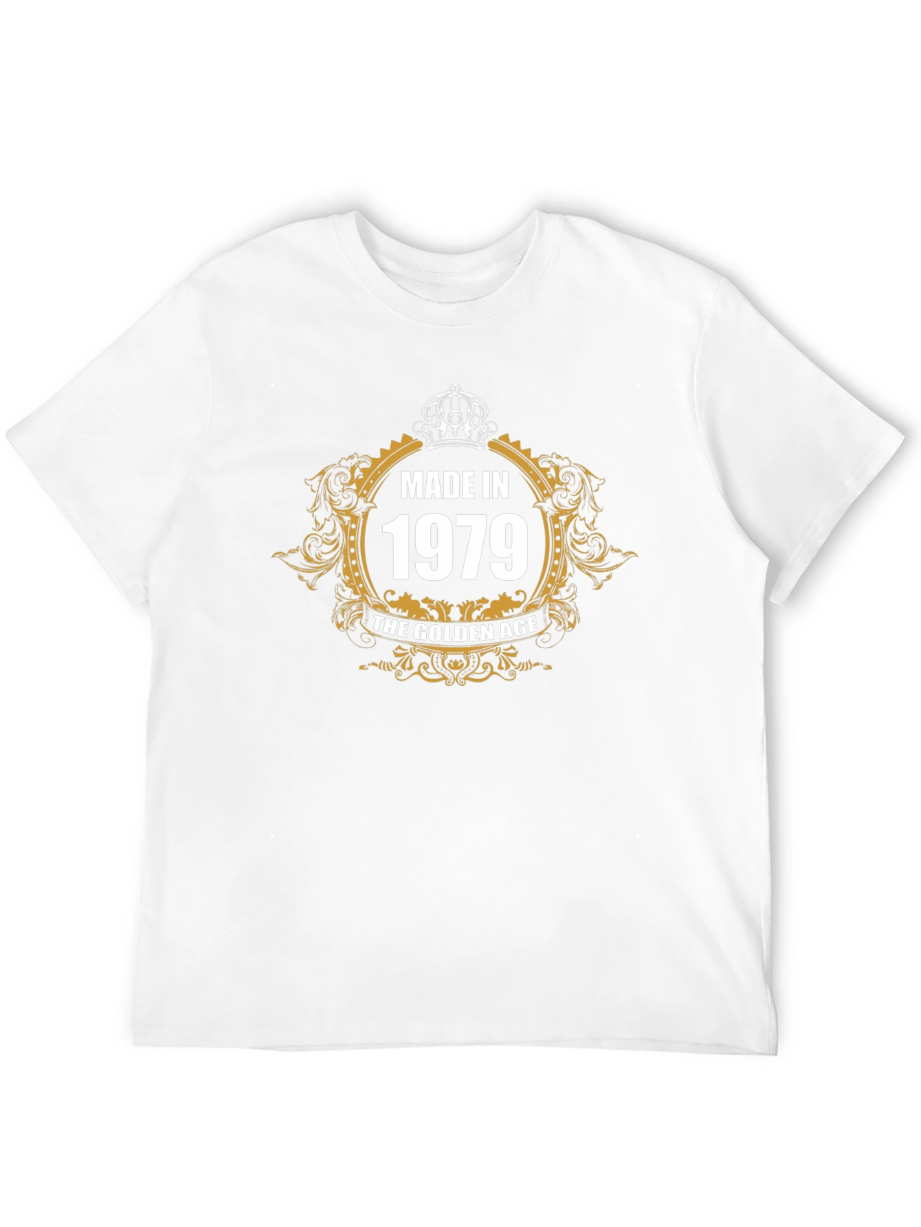 Made In 1979 Golden Age Black T-Shirt