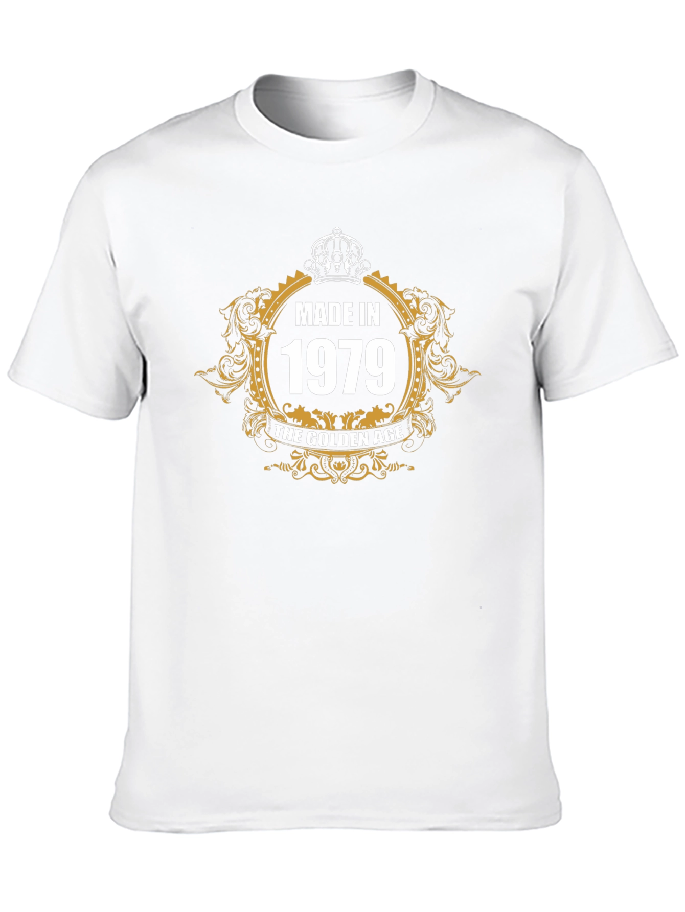 Made In 1979 Golden Age Black T-Shirt