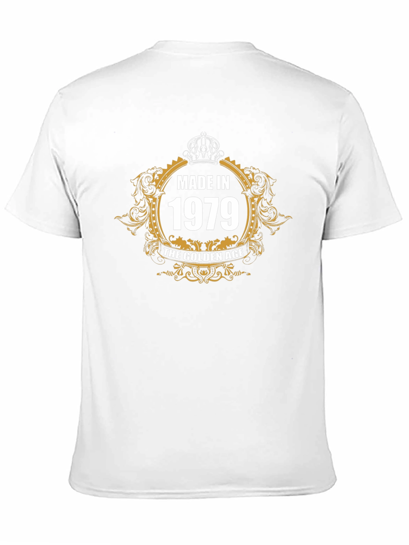 Made In 1979 Golden Age Black T-Shirt
