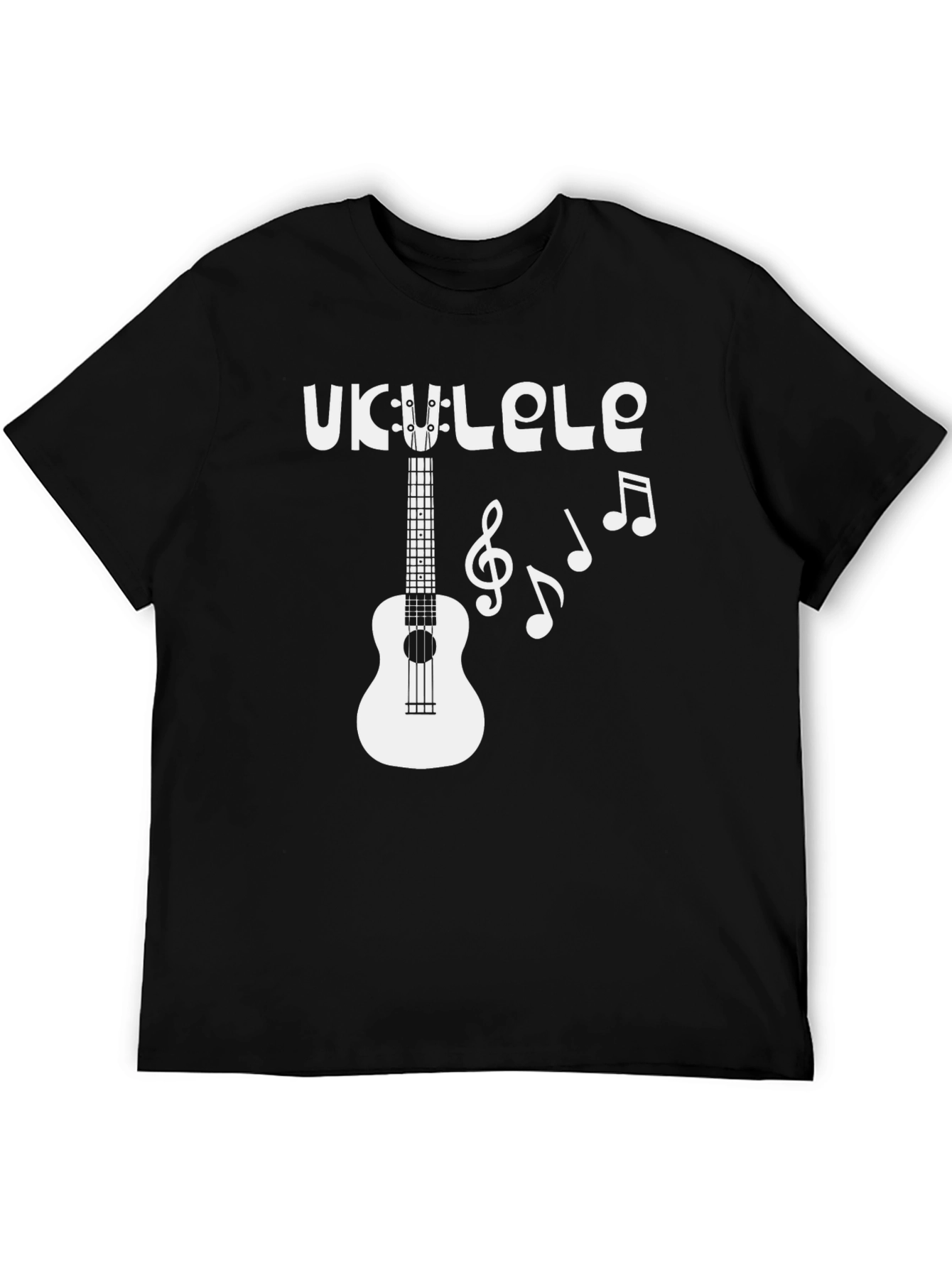 Ukulele Graphic T-Shirt: Music Lovers Tee