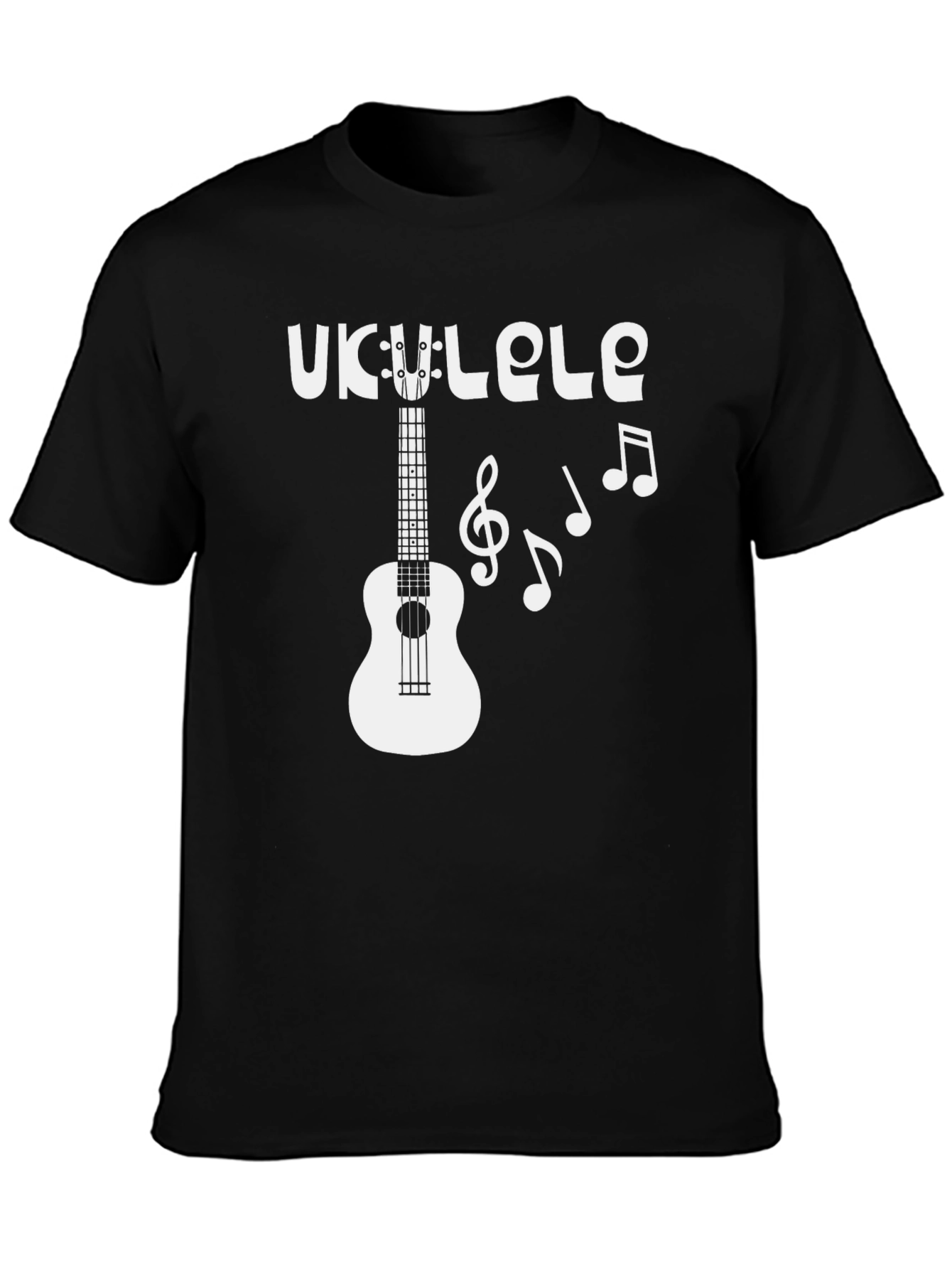 Ukulele Graphic T-Shirt: Music Lovers Tee