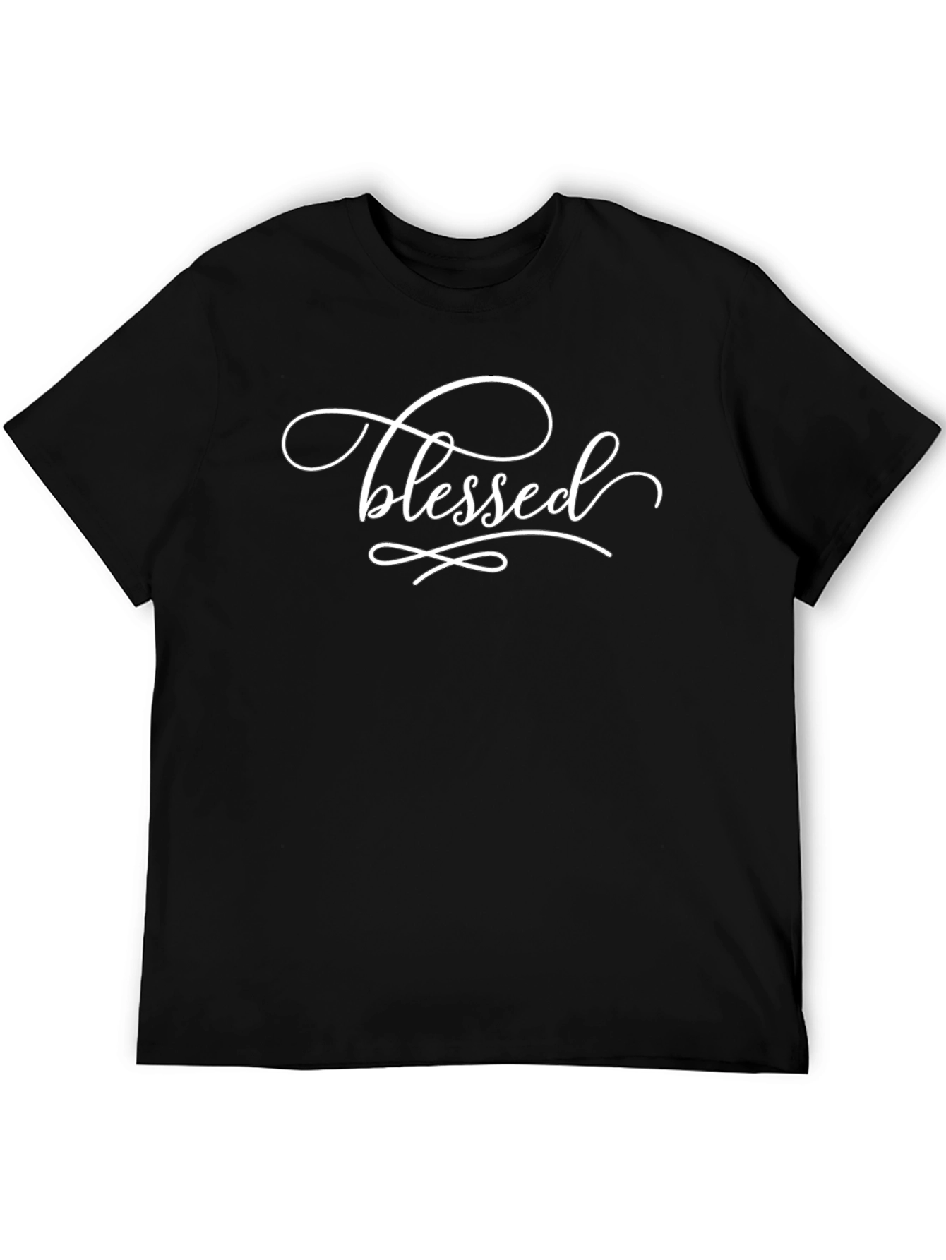 Blessed Black T-Shirt: Stylish Christian Apparel