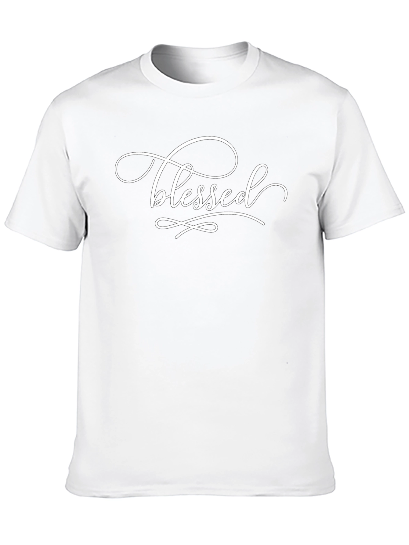Blessed Black T-Shirt: Stylish Christian Apparel