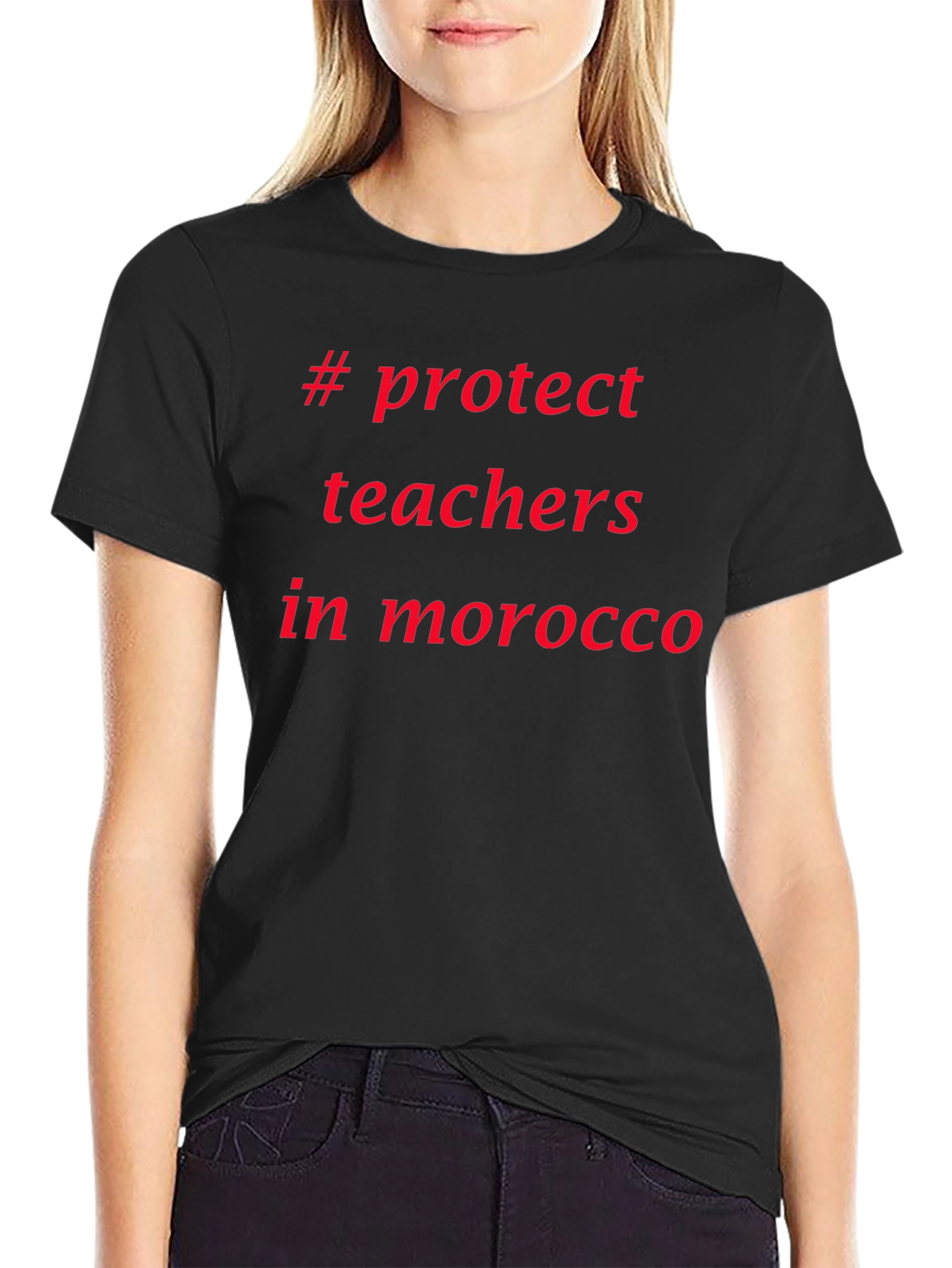 Protect Teachers Morocco T-Shirt