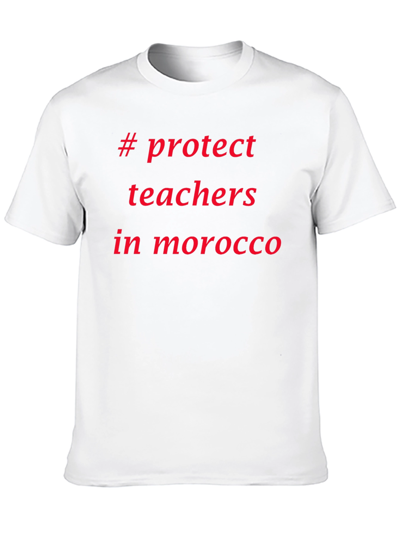 Protect Teachers Morocco T-Shirt